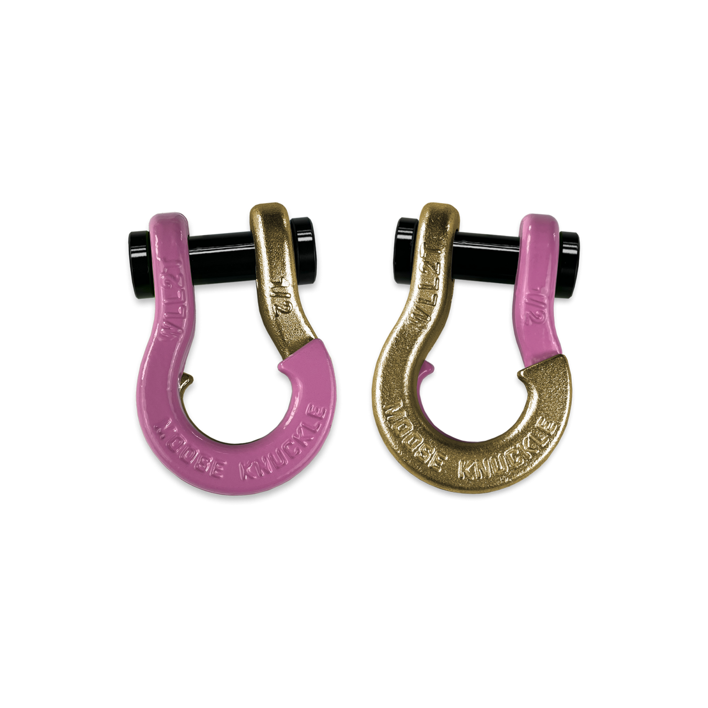 Jowl SxS Recovery Split Shackle 1/2 Pretty Pink Moose Knuckle Offroad