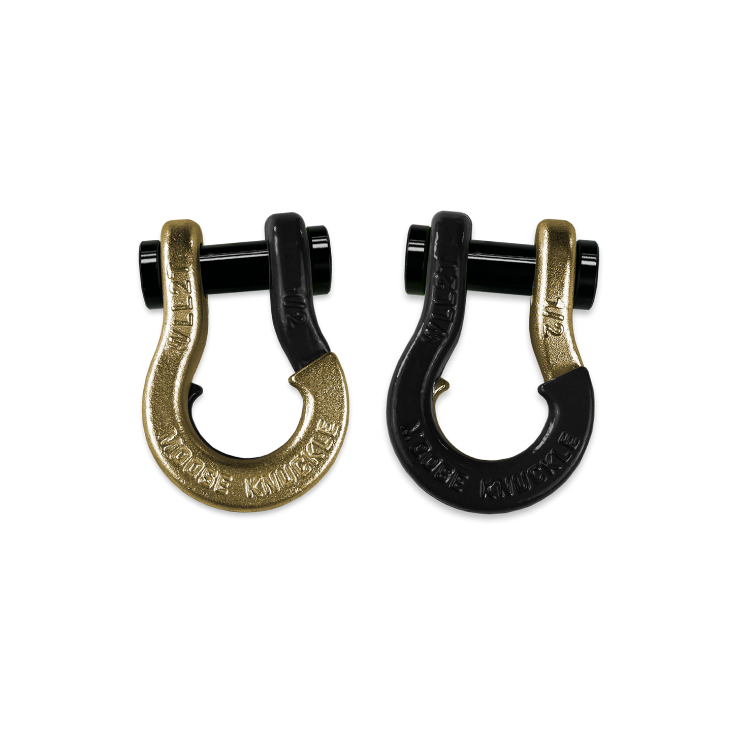 Jowl SxS Recovery Split Shackle 1/2 Brass Knuckle Moose Knuckle Offroad