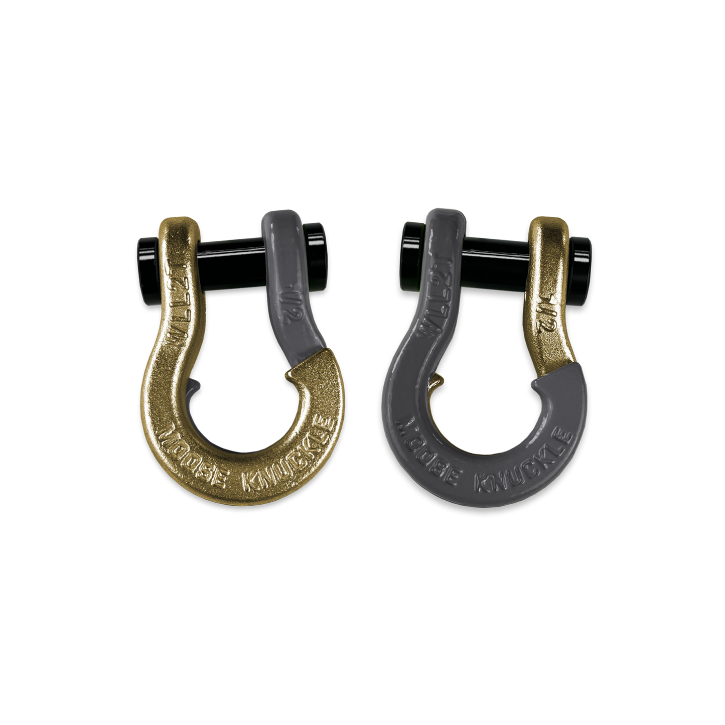 Jowl SxS Recovery Split Shackle 1/2 Brass Knuckle Moose Knuckle Offroad