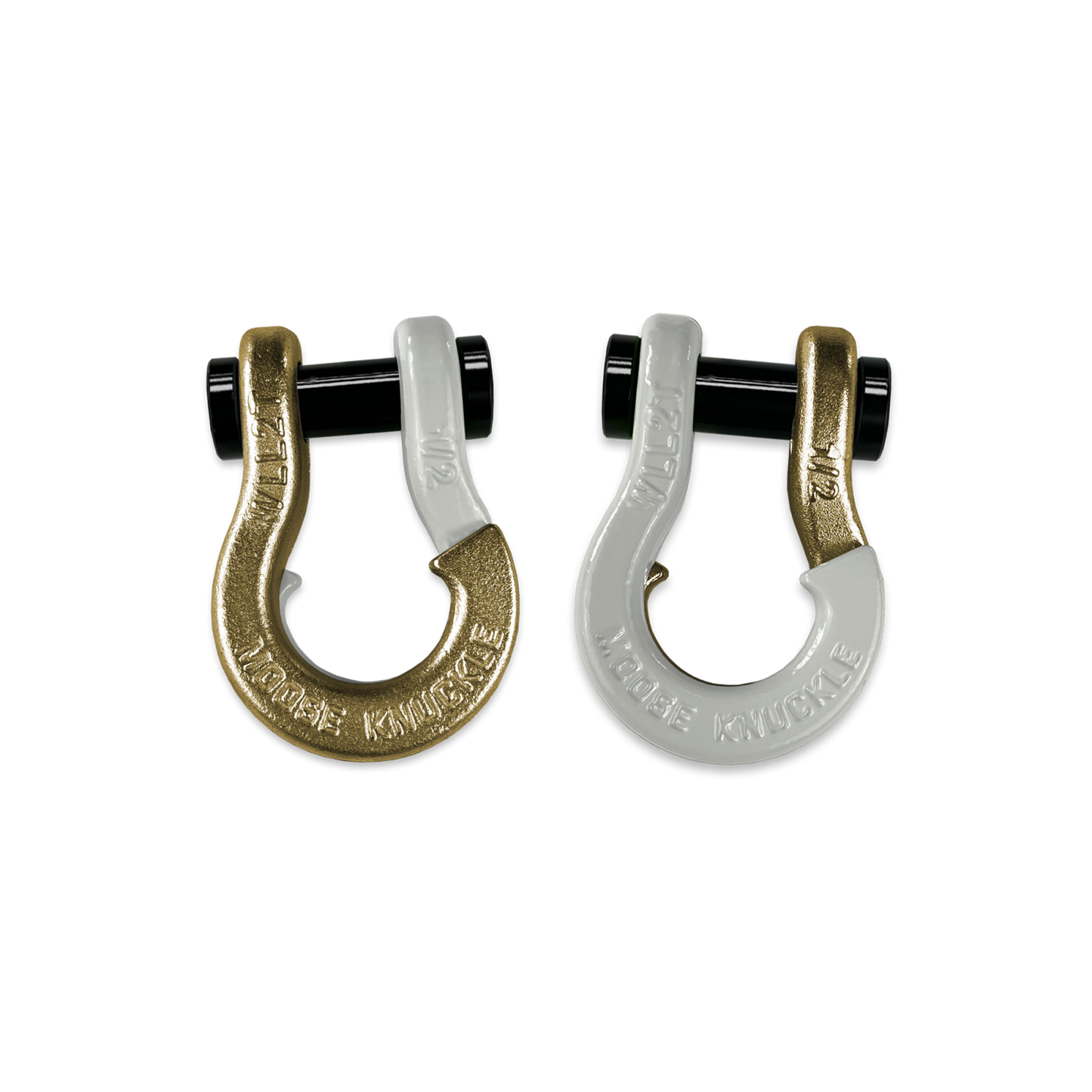 Jowl SxS Recovery Split Shackle 1/2 Brass Knuckle Moose Knuckle Offroad