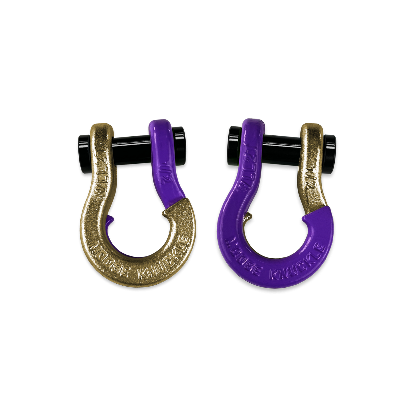 Jowl SxS Recovery Split Shackle 1/2 Brass Knuckle Moose Knuckle Offroad
