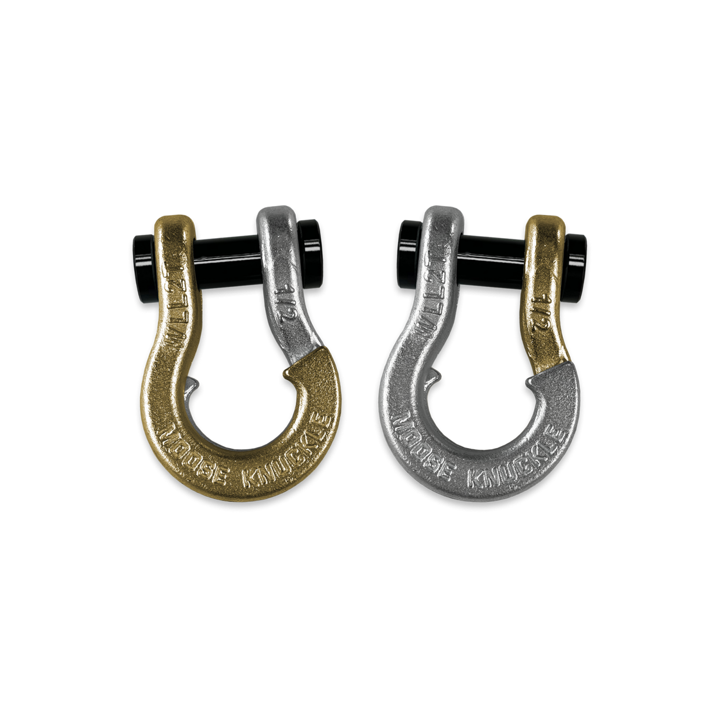 Jowl SxS Recovery Split Shackle 1/2 Brass Knuckle Moose Knuckle Offroad