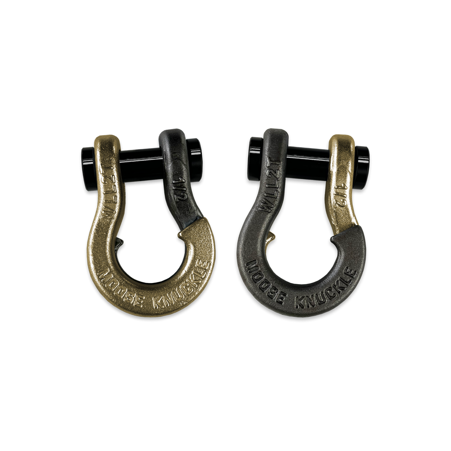 Jowl SxS Recovery Split Shackle 1/2 Brass Knuckle Moose Knuckle Offroad
