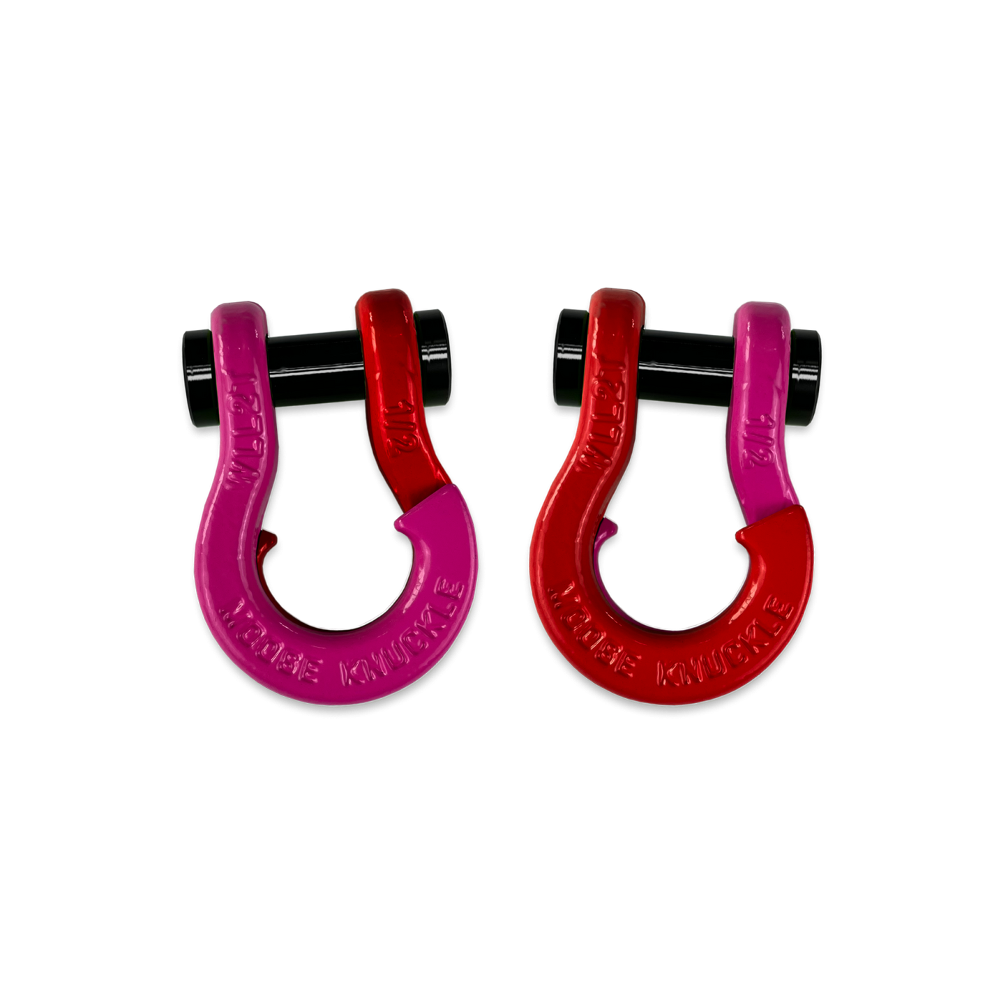 Jowl SxS Recovery Split Shackle 1/2 Pogo Pink Moose Knuckle Offroad