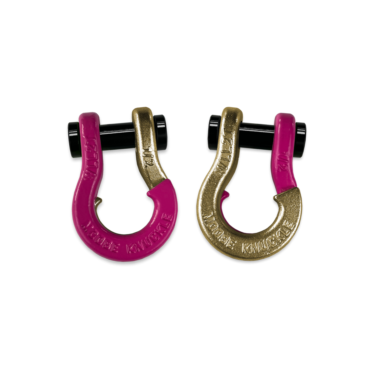 Jowl SxS Recovery Split Shackle 1/2 Pogo Pink Moose Knuckle Offroad