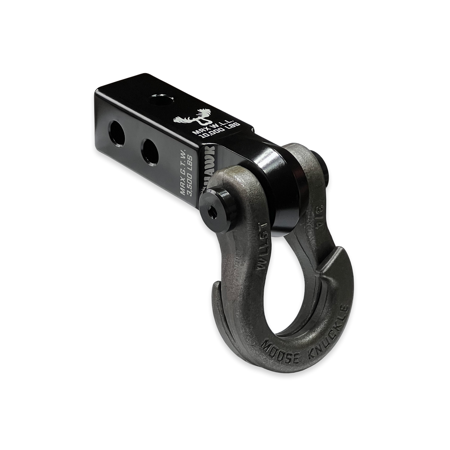 Jowl 3/4 Split Shackle and Mohawk 2.0 Receiver Combo Black Lung / Black Hole Moose Knuckle Offroad