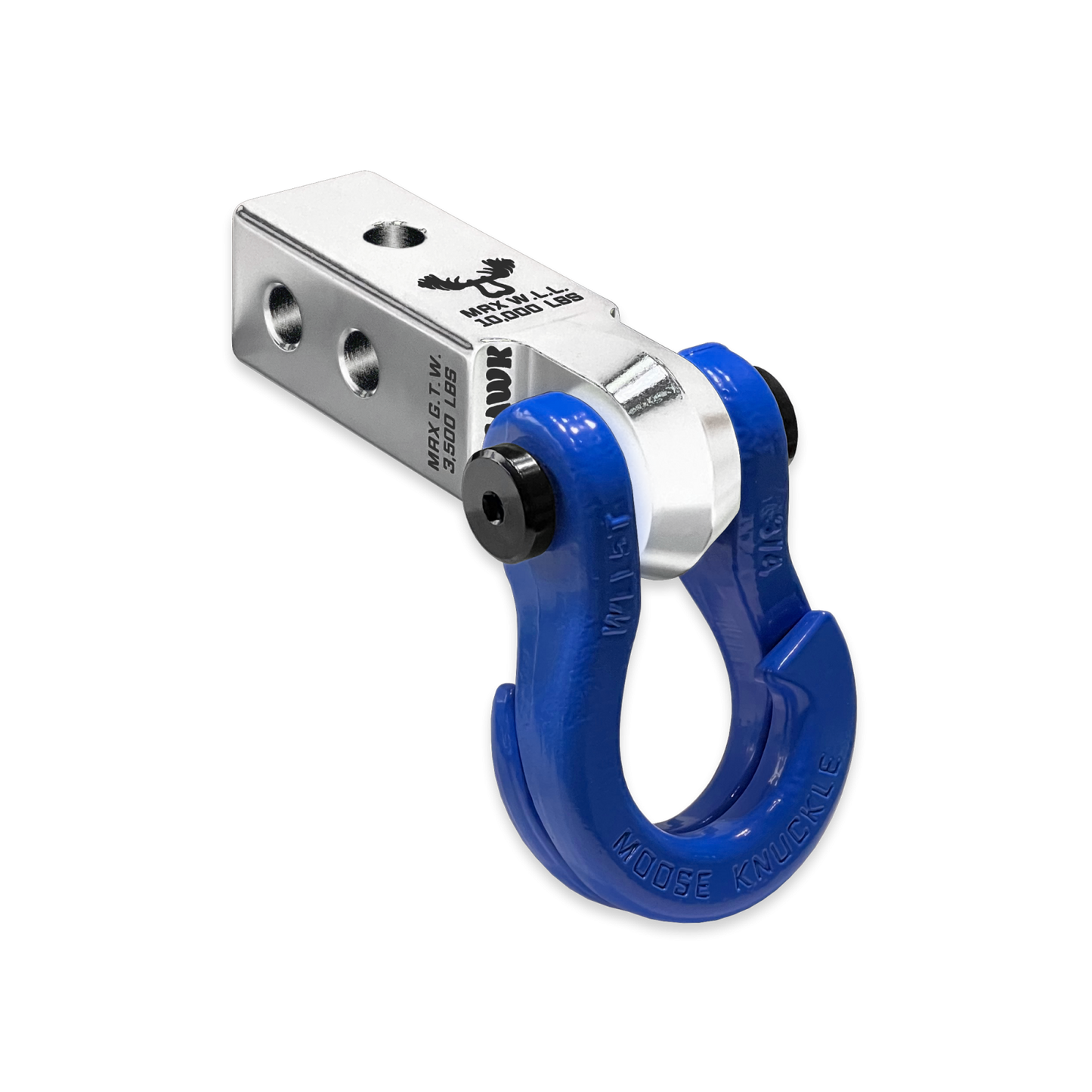 Jowl 3/4 Split Shackle and Mohawk 2.0 Receiver Combo Atomic Silver Moose Knuckle Offroad
