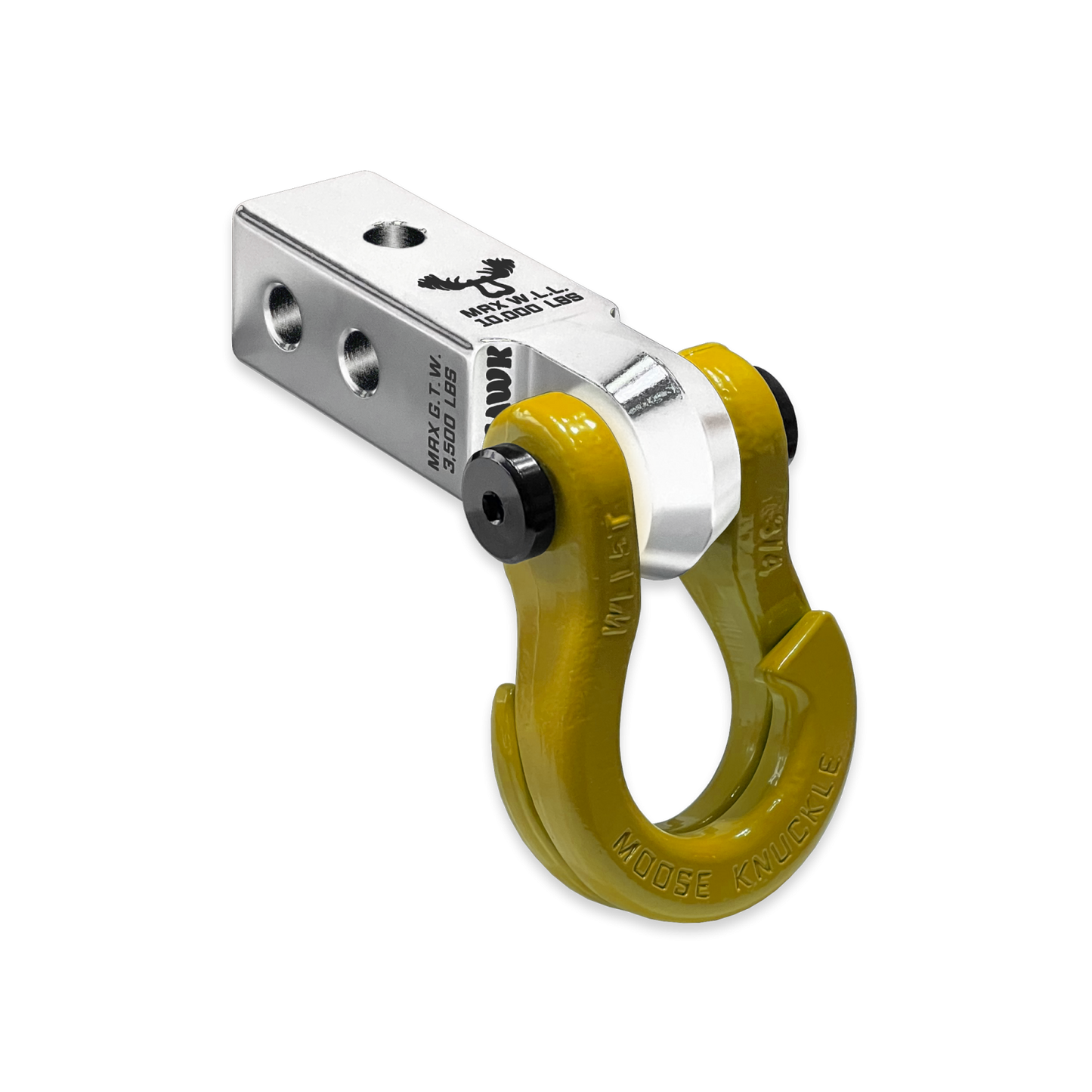 Jowl 3/4 Split Shackle and Mohawk 2.0 Receiver Combo Atomic Silver Moose Knuckle Offroad