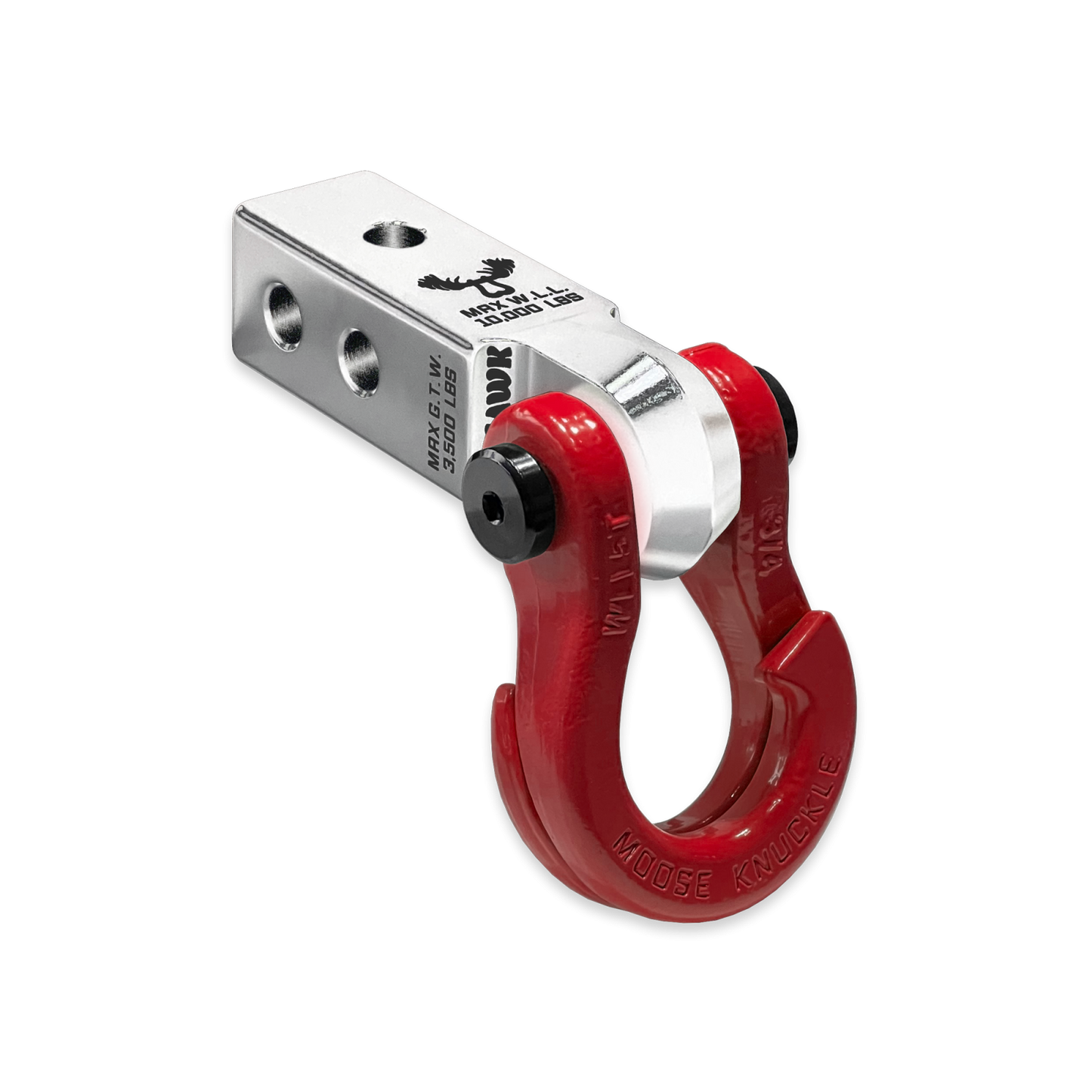 Jowl 3/4 Split Shackle and Mohawk 2.0 Receiver Combo Atomic Silver Moose Knuckle Offroad