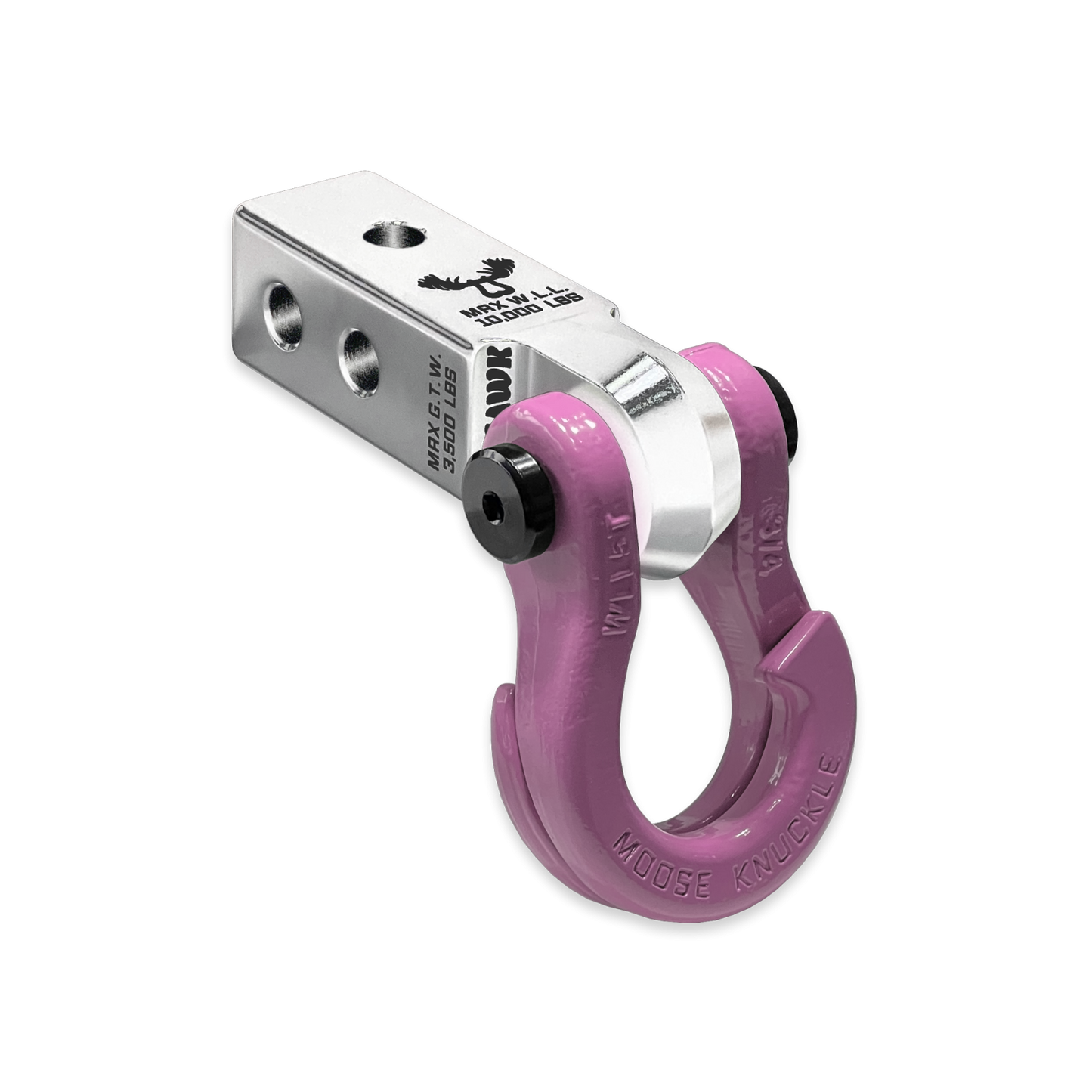 Jowl 3/4 Split Shackle and Mohawk 2.0 Receiver Combo Atomic Silver Moose Knuckle Offroad