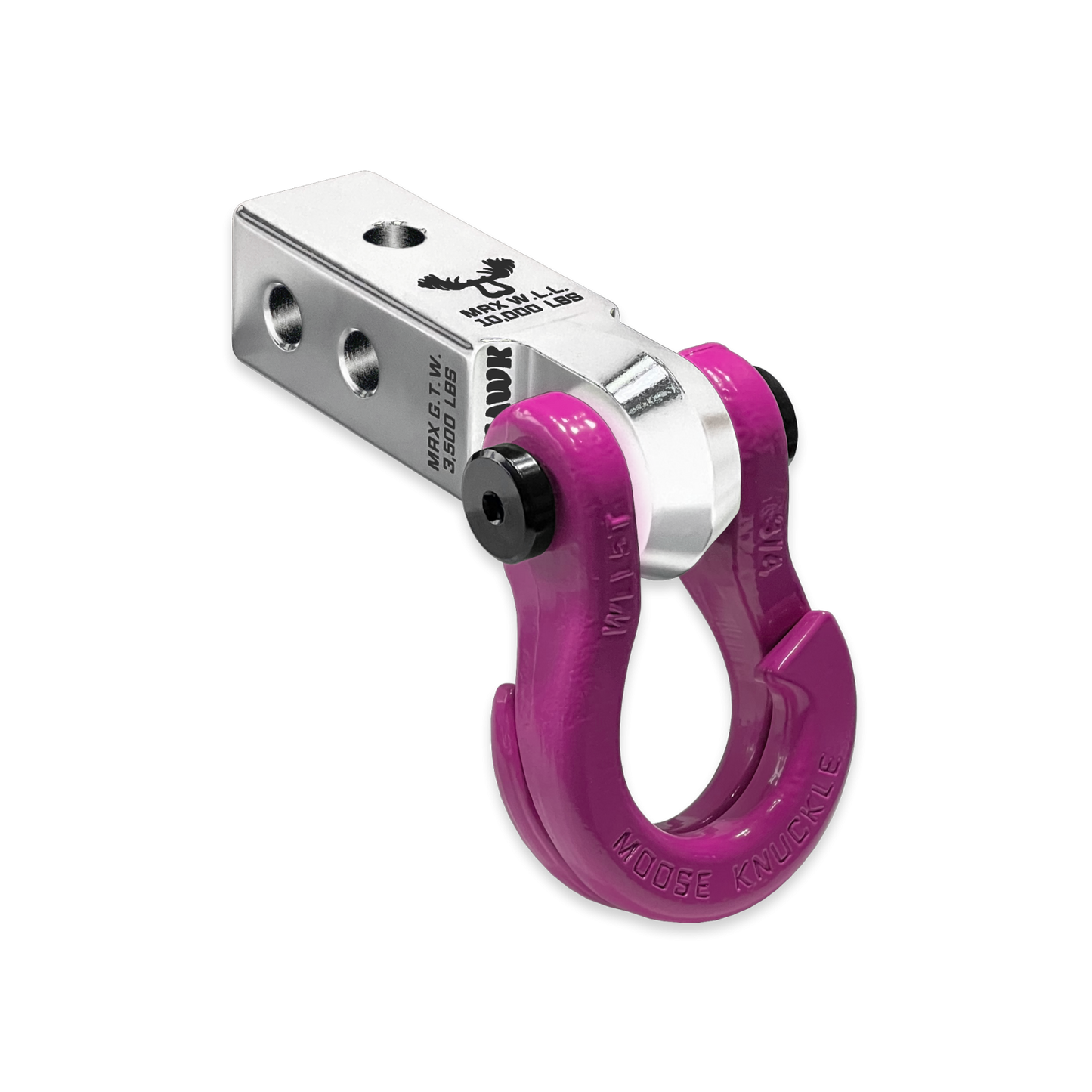 Jowl 3/4 Split Shackle and Mohawk 2.0 Receiver Combo Atomic Silver Moose Knuckle Offroad