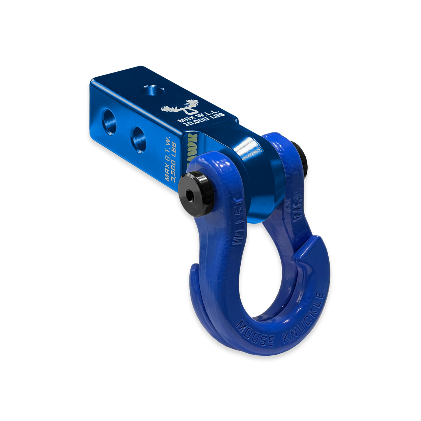 Jowl 3/4 Split Shackle and Mohawk 2.0 Receiver Combo Blue Pill Moose Knuckle Offroad