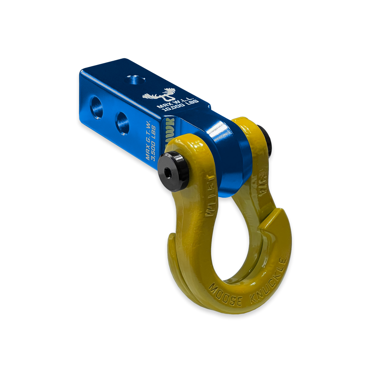 Jowl 3/4 Split Shackle and Mohawk 2.0 Receiver Combo Blue Pill Moose Knuckle Offroad