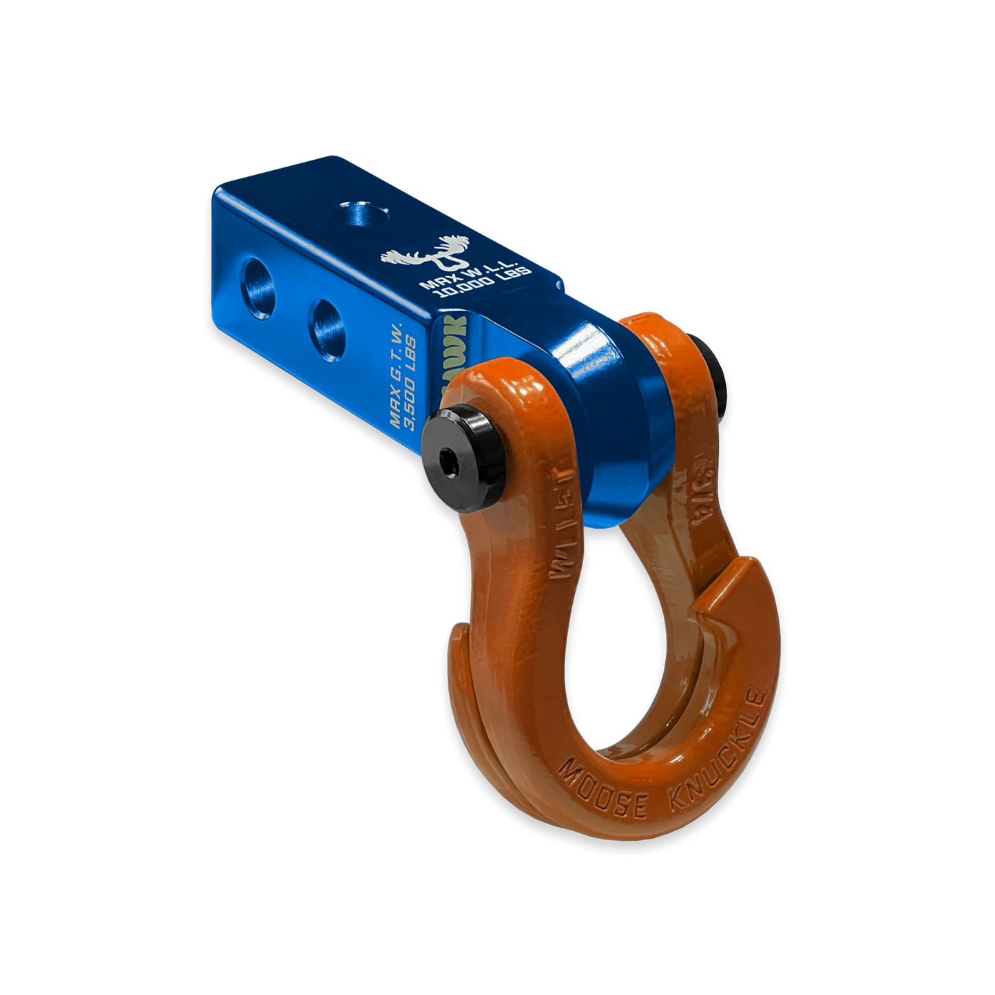 Jowl 3/4 Split Shackle and Mohawk 2.0 Receiver Combo Blue Pill Moose Knuckle Offroad