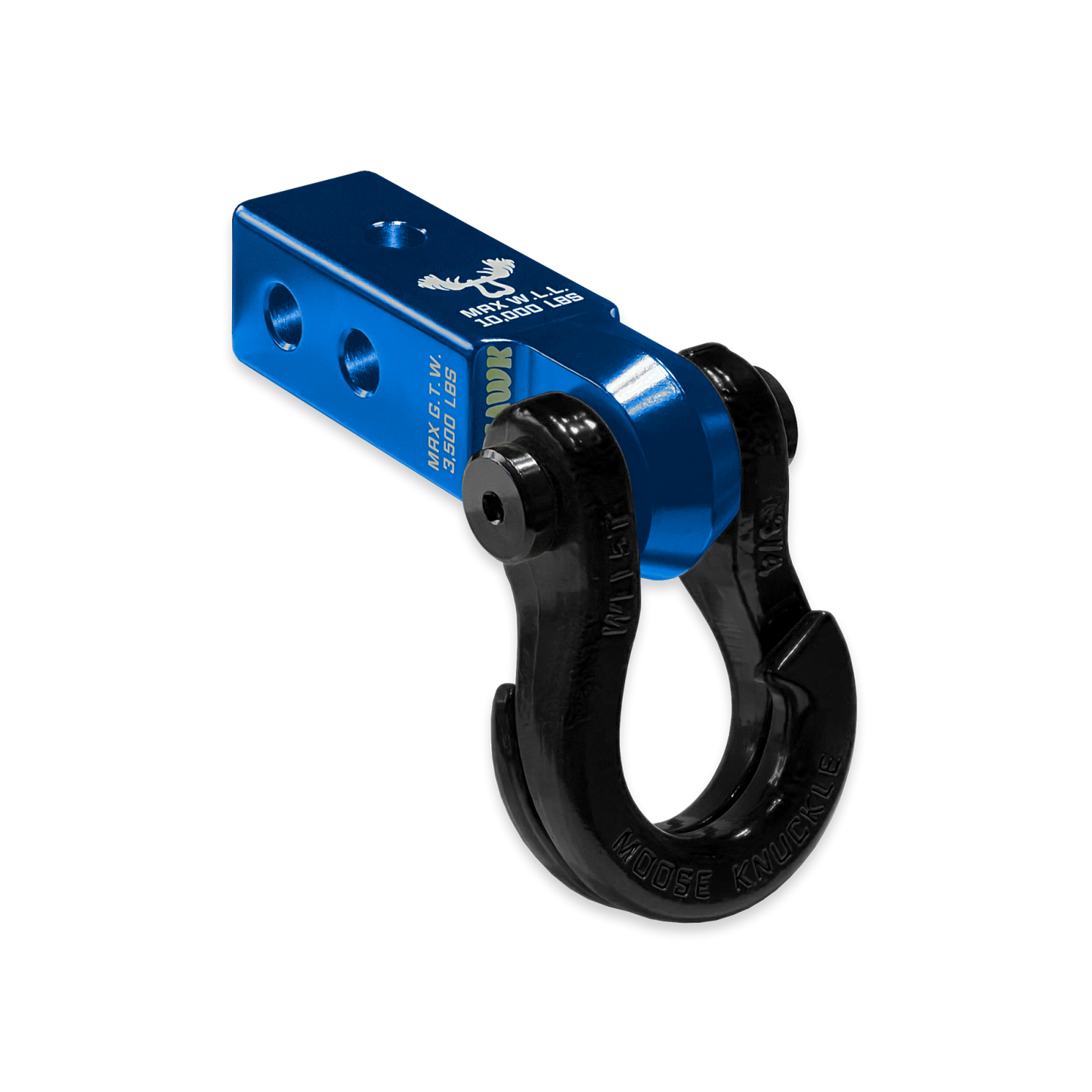 Jowl 3/4 Split Shackle and Mohawk 2.0 Receiver Combo Blue Pill Moose Knuckle Offroad