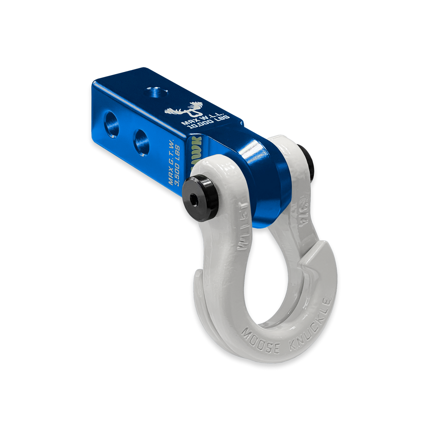Jowl 3/4 Split Shackle and Mohawk 2.0 Receiver Combo Blue Pill Moose Knuckle Offroad