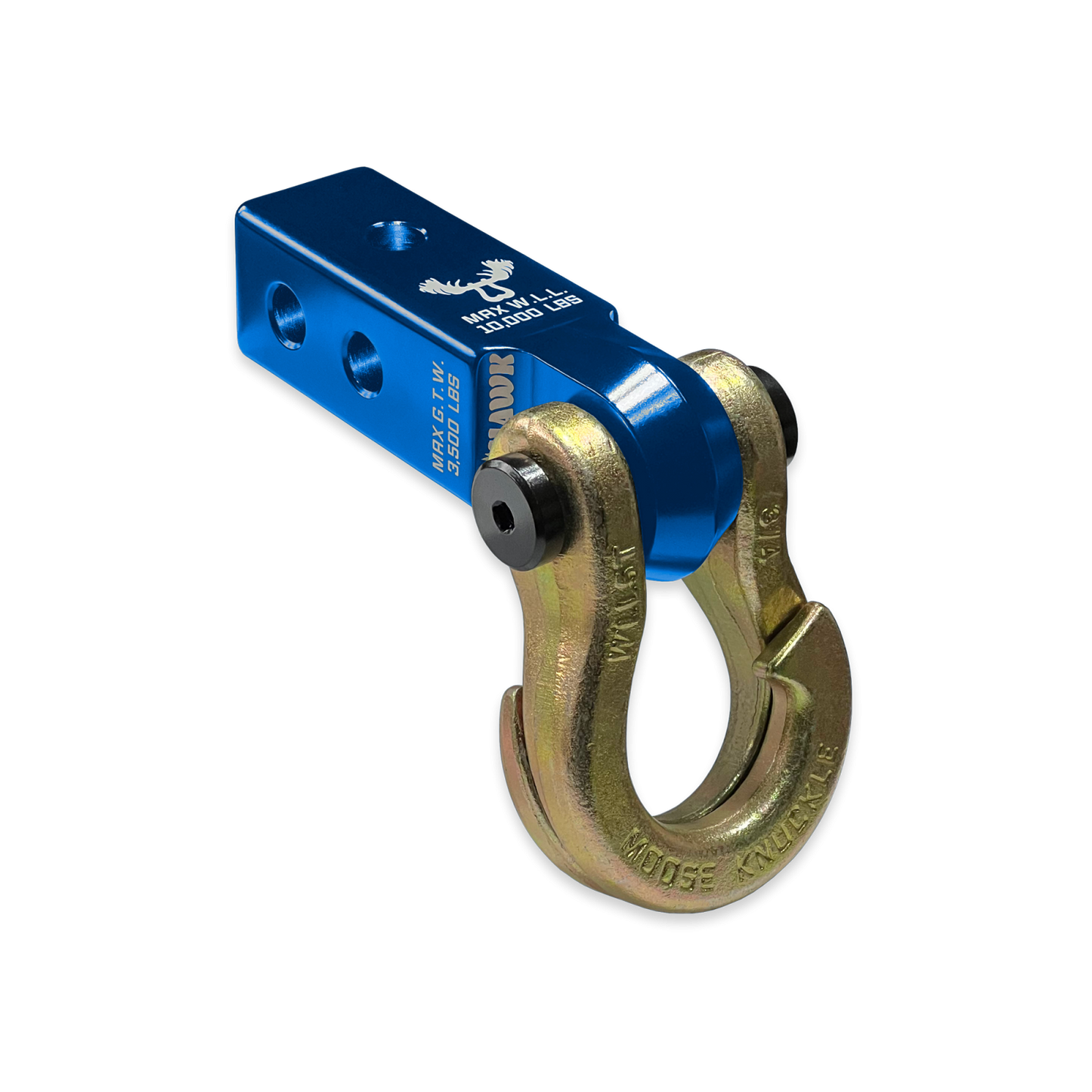 Jowl 3/4 Split Shackle and Mohawk 2.0 Receiver Combo Blue Pill Moose Knuckle Offroad