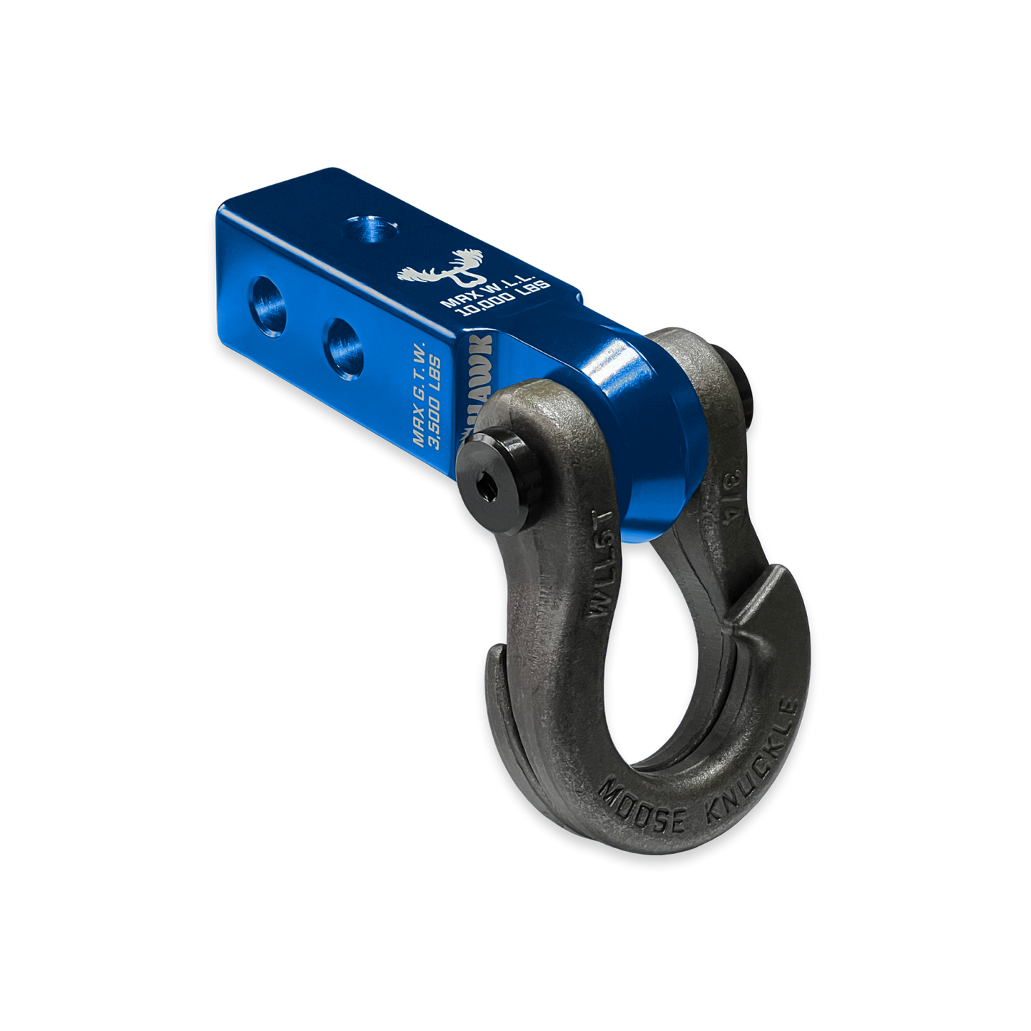 Jowl 3/4 Split Shackle and Mohawk 2.0 Receiver Combo Blue Pill Moose Knuckle Offroad