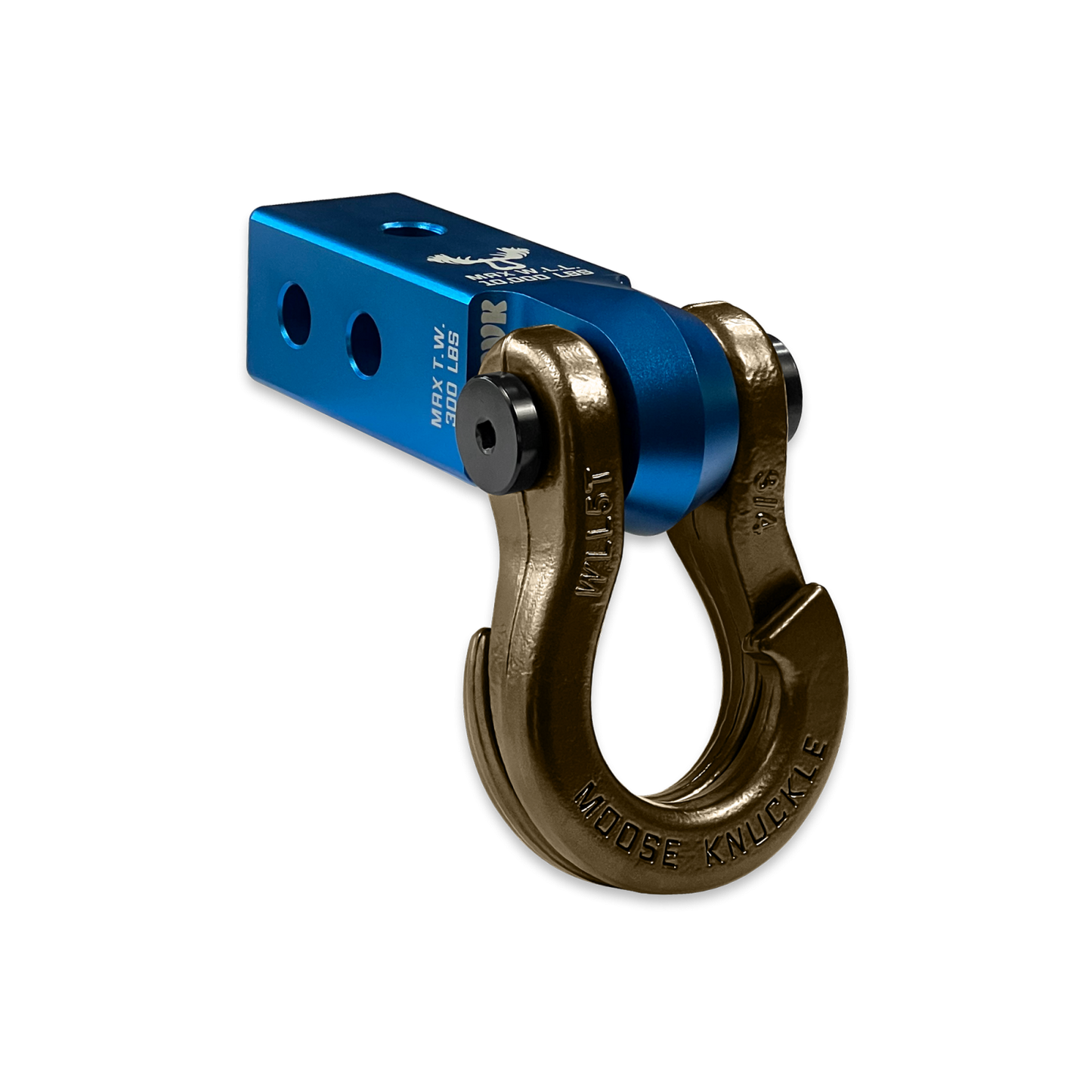 Jowl 3/4 Split Shackle and Mohawk 2.0 Receiver Combo Blue Pill Moose Knuckle Offroad