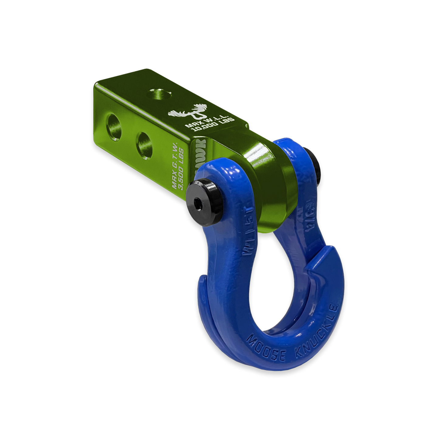 Jowl 3/4 Split Shackle and Mohawk 2.0 Receiver Combo Bean Green Moose Knuckle Offroad