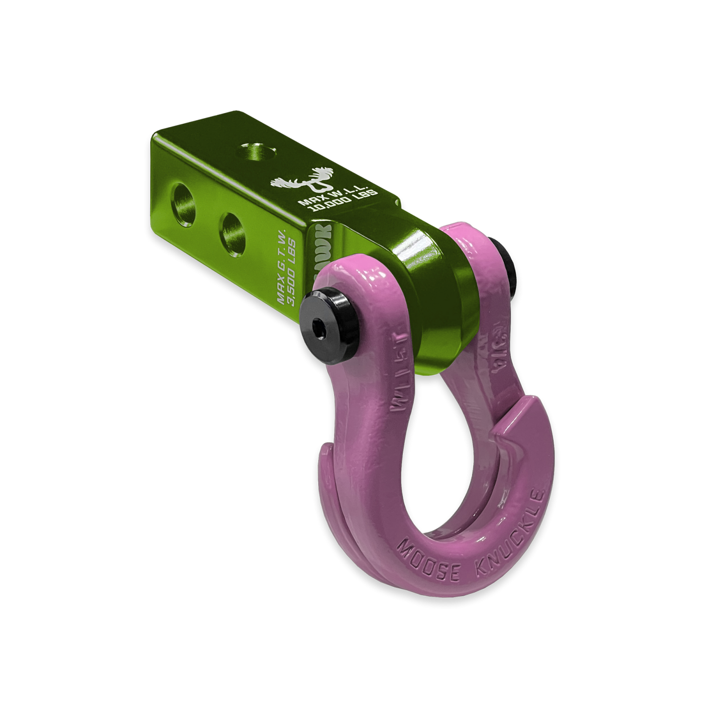 Jowl 3/4 Split Shackle and Mohawk 2.0 Receiver Combo Bean Green Moose Knuckle Offroad