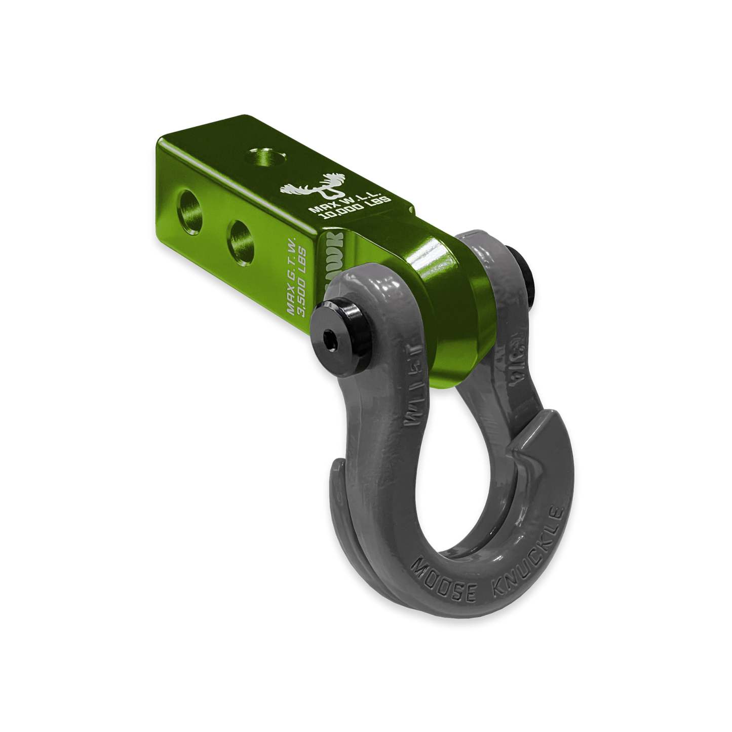 Jowl 3/4 Split Shackle and Mohawk 2.0 Receiver Combo Bean Green Moose Knuckle Offroad
