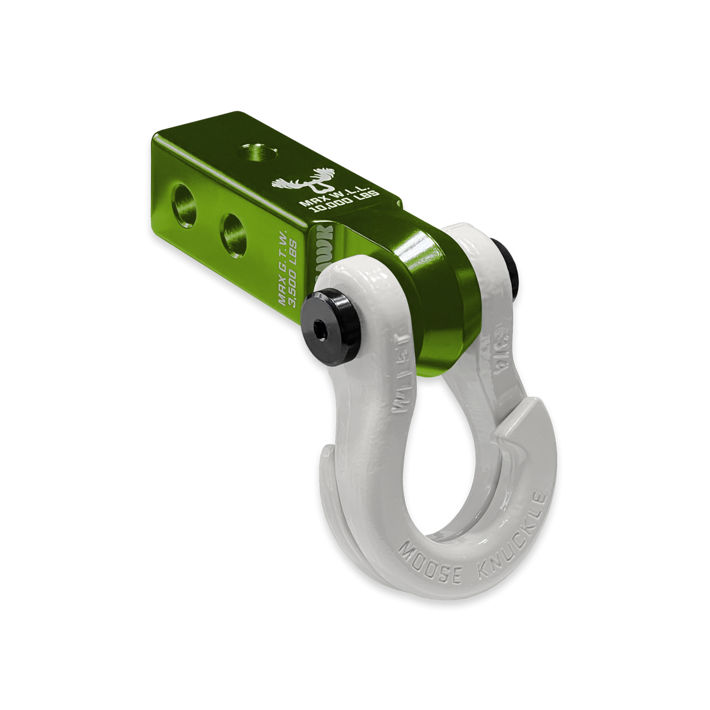 Jowl 3/4 Split Shackle and Mohawk 2.0 Receiver Combo Bean Green Moose Knuckle Offroad