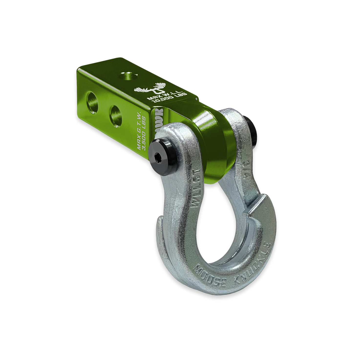 Jowl 3/4 Split Shackle and Mohawk 2.0 Receiver Combo Bean Green Moose Knuckle Offroad