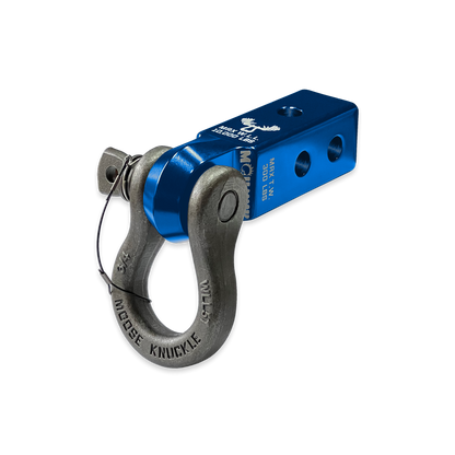 B'oh 3/4 Spin Pin Shackle and Mohawk 2.0 Receiver Combo Blue Pill Moose Knuckle Offroad