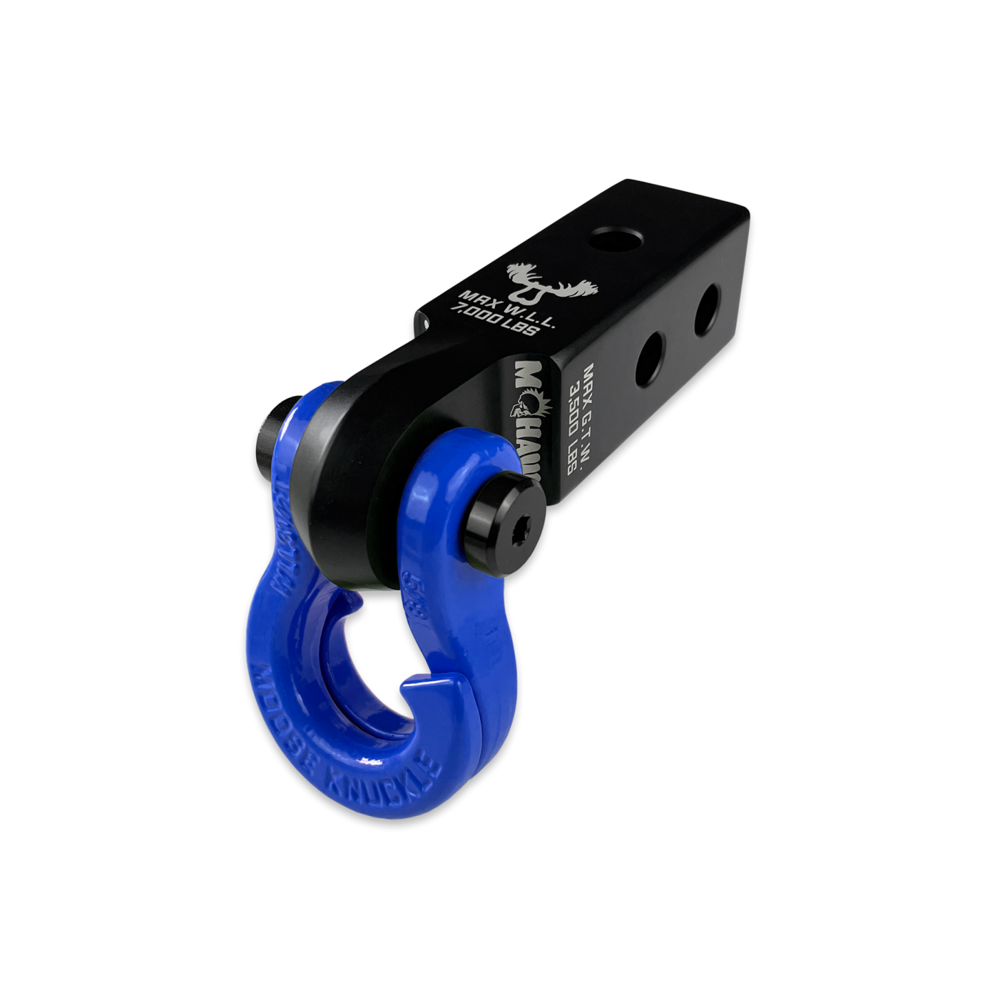 Jowl 5/8 Split Shackle and Mohawk 2.0 x 5/8 Receiver Combo Black Lung Moose Knuckle Offroad