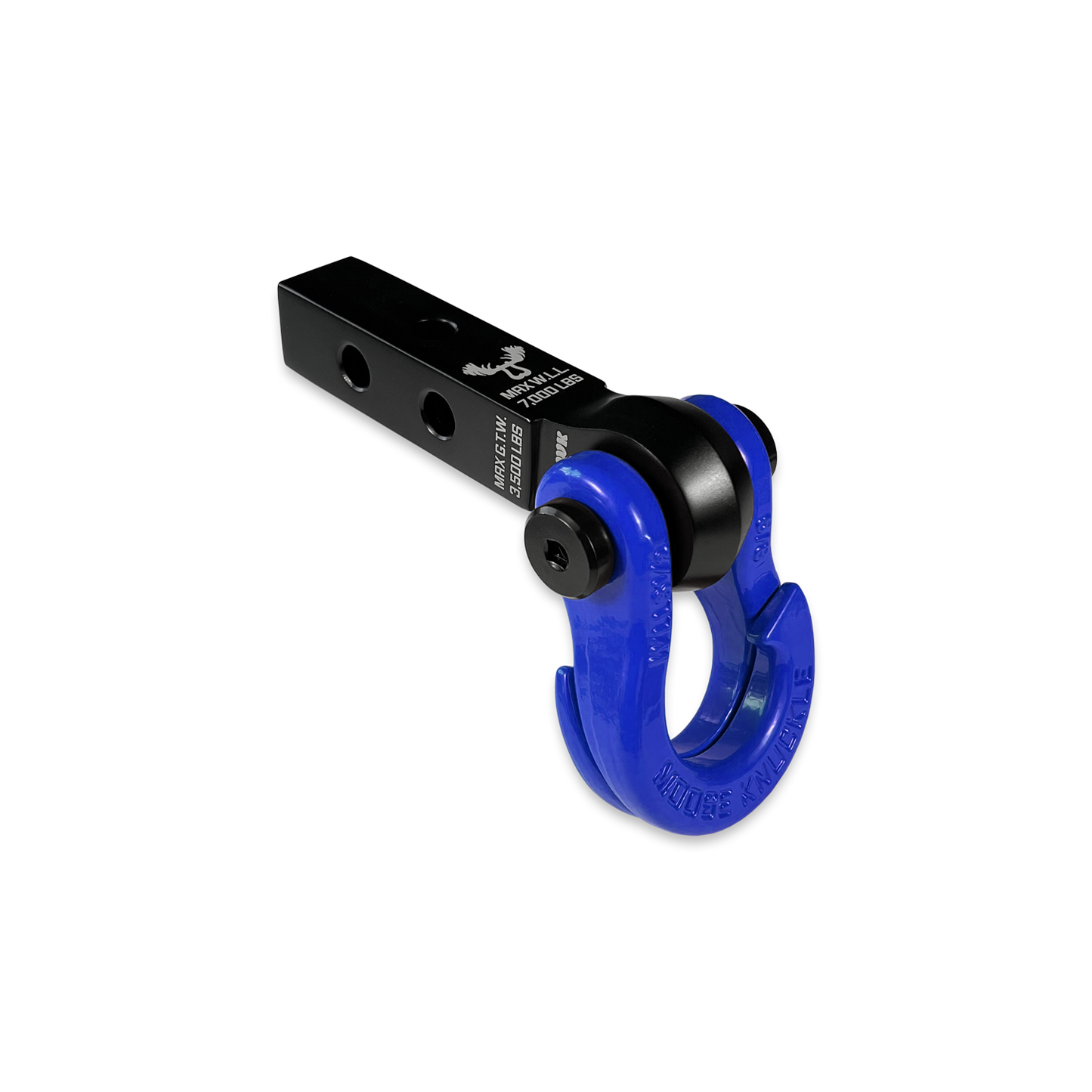 Jowl 5/8 Split Shackle and Mohawk 1.25 Receiver Combo Black Lung Moose Knuckle Offroad
