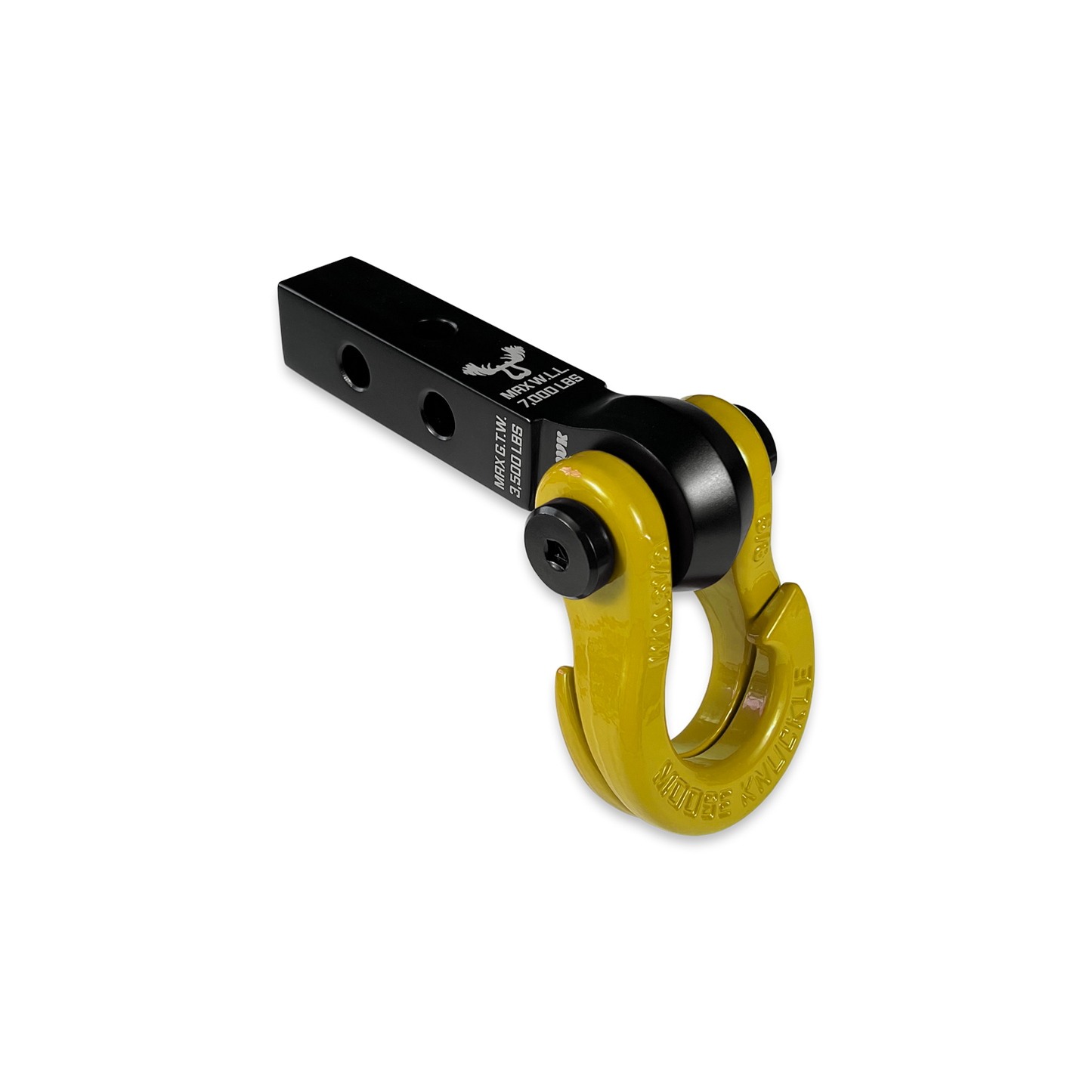 Jowl 5/8 Split Shackle and Mohawk 1.25 Receiver Combo Black Lung Moose Knuckle Offroad