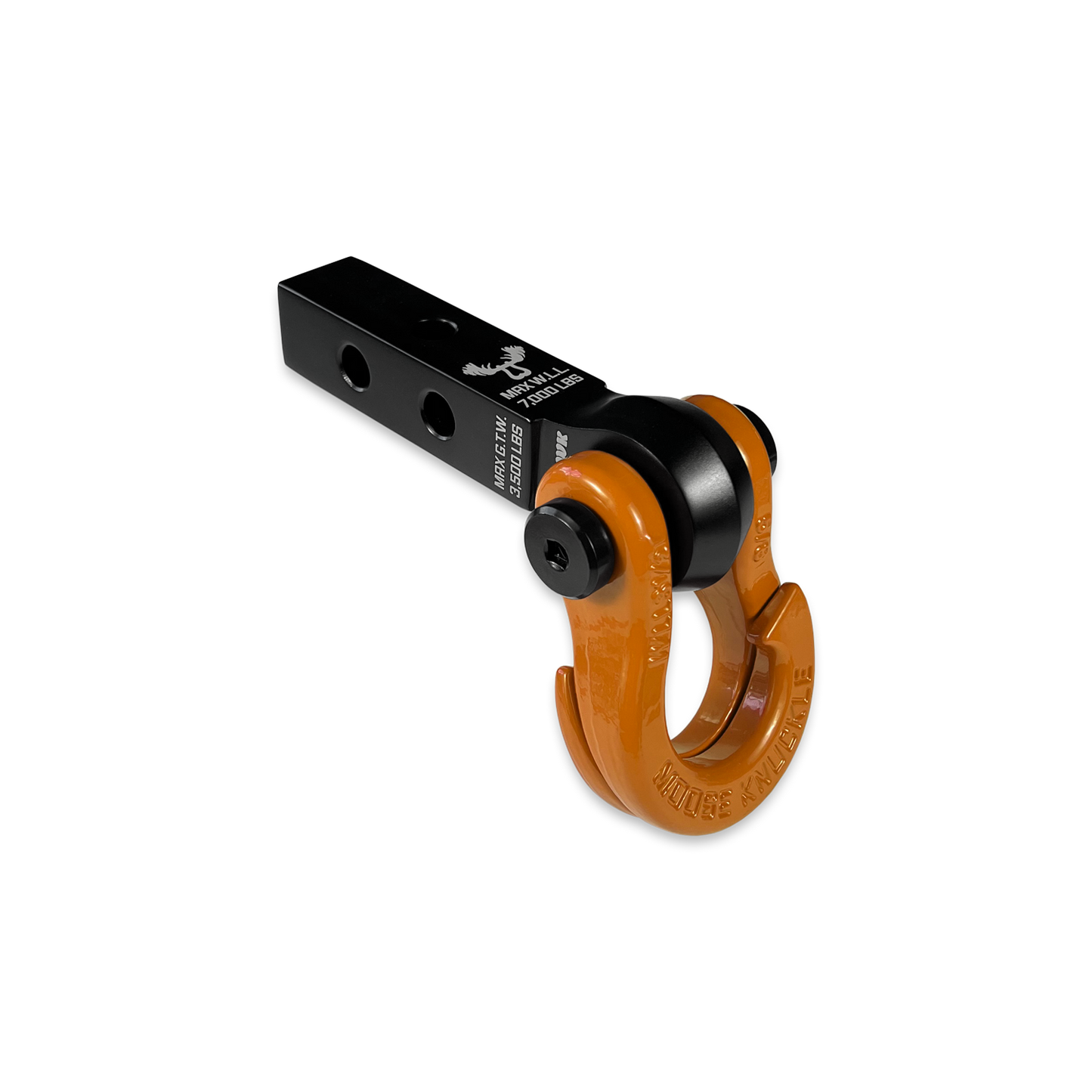 Jowl 5/8 Split Shackle and Mohawk 1.25 Receiver Combo Black Lung Moose Knuckle Offroad
