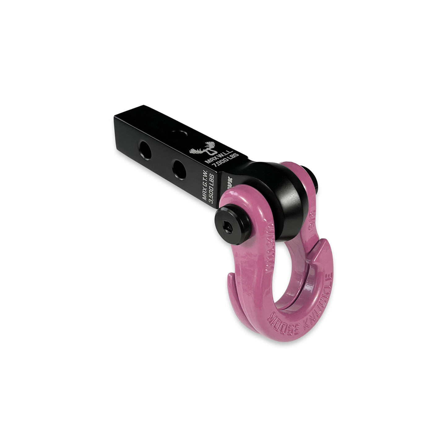 Jowl 5/8 Split Shackle and Mohawk 1.25 Receiver Combo Black Lung Moose Knuckle Offroad