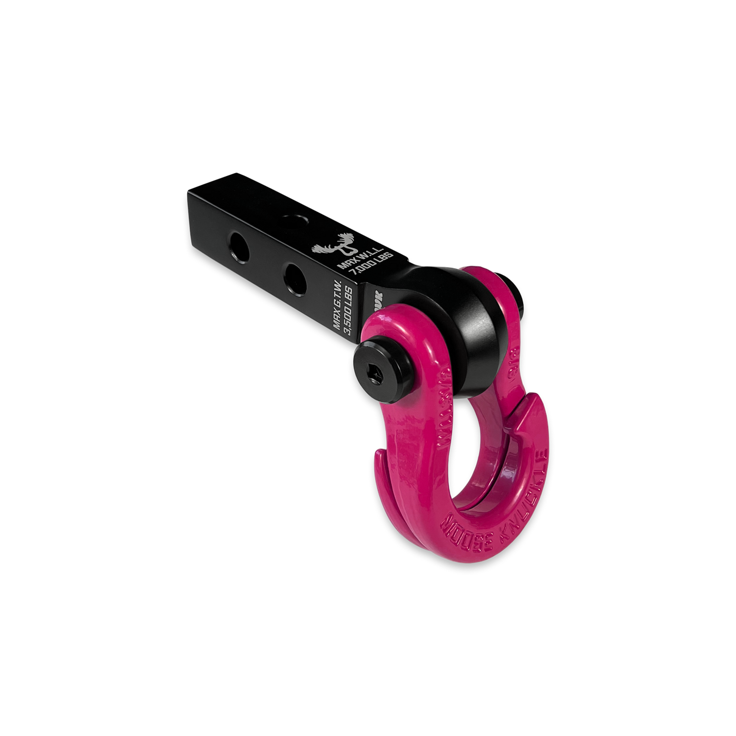 Jowl 5/8 Split Shackle and Mohawk 1.25 Receiver Combo Black Lung Moose Knuckle Offroad
