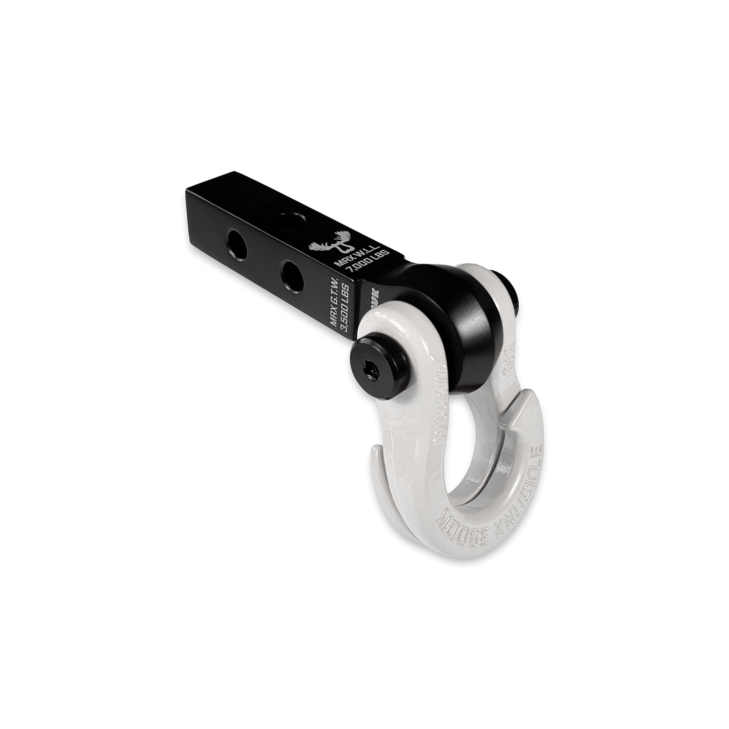 Jowl 5/8 Split Shackle and Mohawk 1.25 Receiver Combo Black Lung Moose Knuckle Offroad