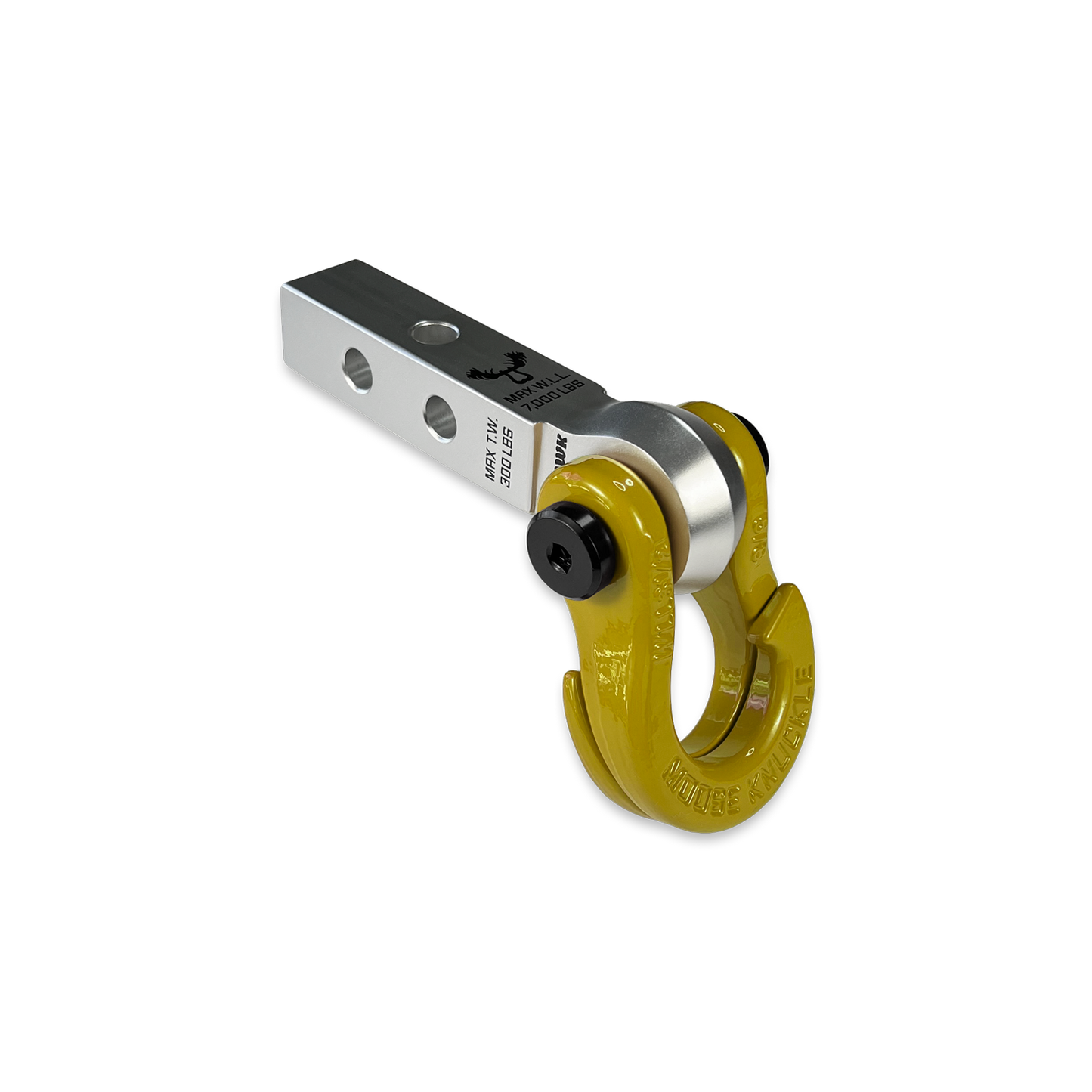 Jowl 5/8 Split Shackle and Mohawk 1.25 Receiver Combo Atomic Silver Moose Knuckle Offroad