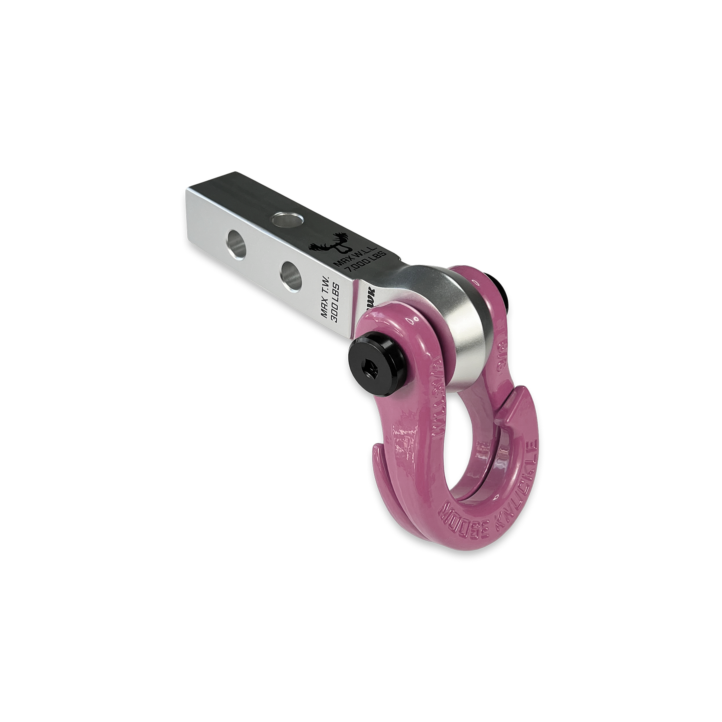 Jowl 5/8 Split Shackle and Mohawk 1.25 Receiver Combo Atomic Silver Moose Knuckle Offroad