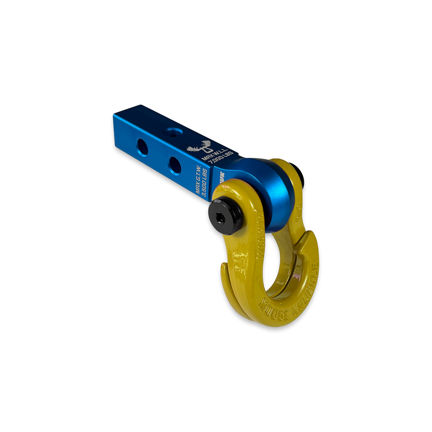 Jowl 5/8 Split Shackle and Mohawk 1.25 Receiver Combo Blue Pill Moose Knuckle Offroad