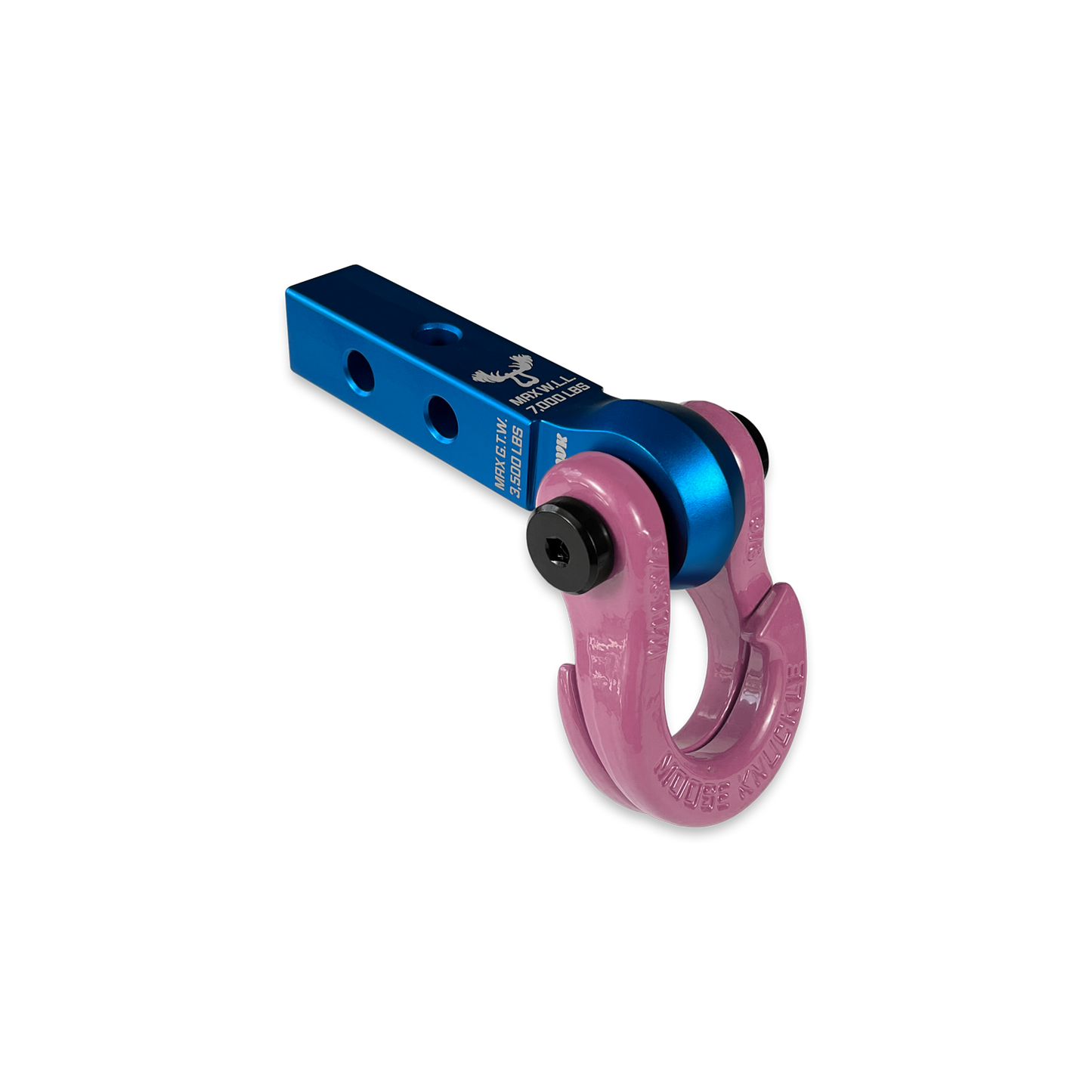 Jowl 5/8 Split Shackle and Mohawk 1.25 Receiver Combo Blue Pill Moose Knuckle Offroad