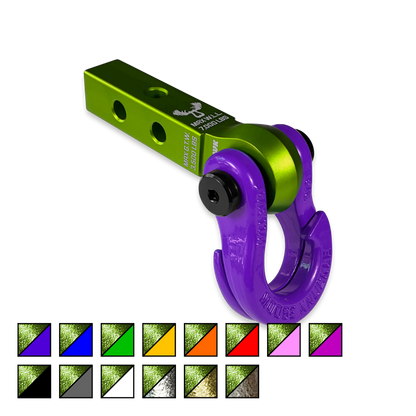 Jowl 5/8 Split Shackle and Mohawk 1.25 Receiver Combo Bean Green Moose Knuckle Offroad