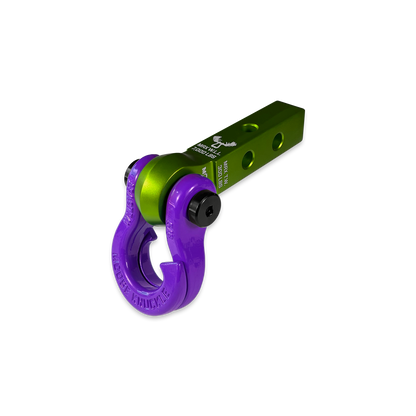 Jowl 5/8 Split Shackle and Mohawk 1.25 Receiver Combo Bean Green Moose Knuckle Offroad