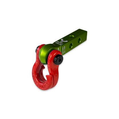 Jowl 5/8 Split Shackle and Mohawk 1.25 Receiver Combo Bean Green Moose Knuckle Offroad