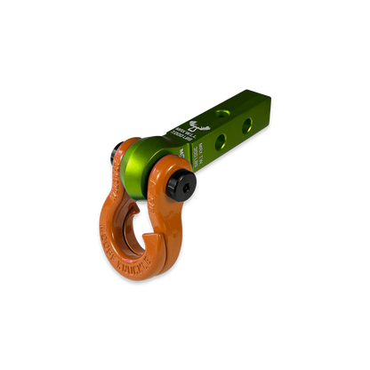 Jowl 5/8 Split Shackle and Mohawk 1.25 Receiver Combo Bean Green Moose Knuckle Offroad