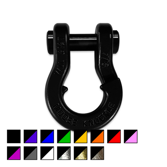 Jowl Recovery Split Shackle 7/8 Black Hole Moose Knuckle Offroad
