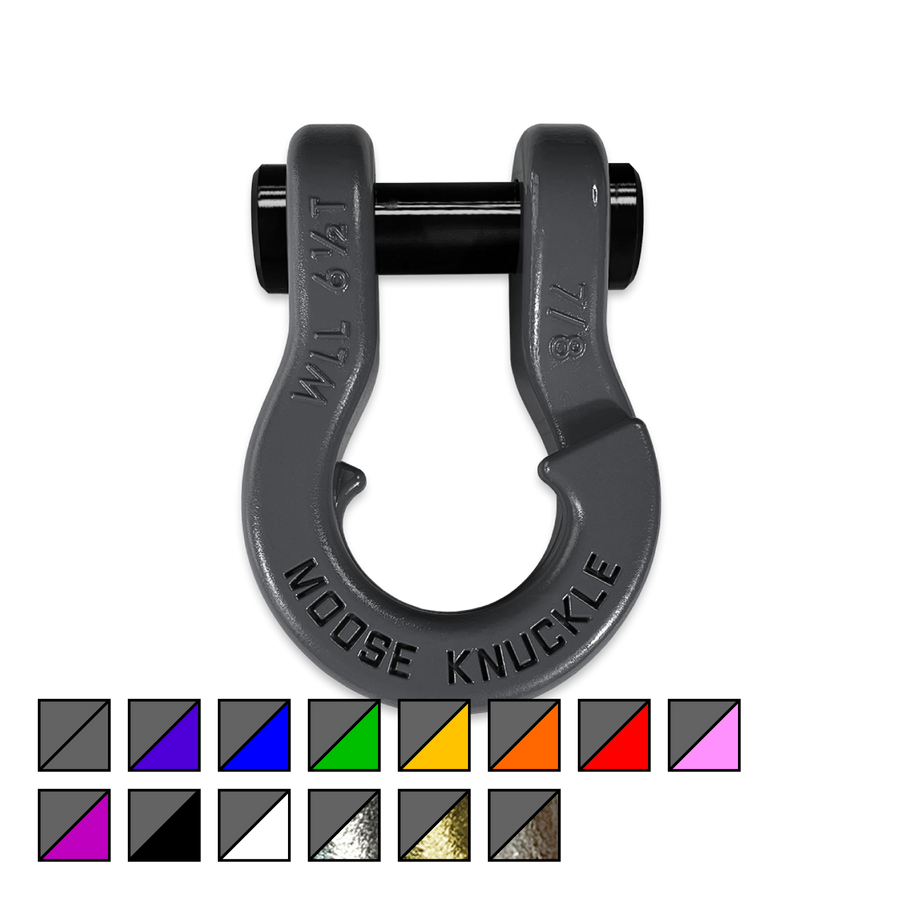 Jowl Recovery Split Shackle 7/8 Gun Gray Moose Knuckle Offroad