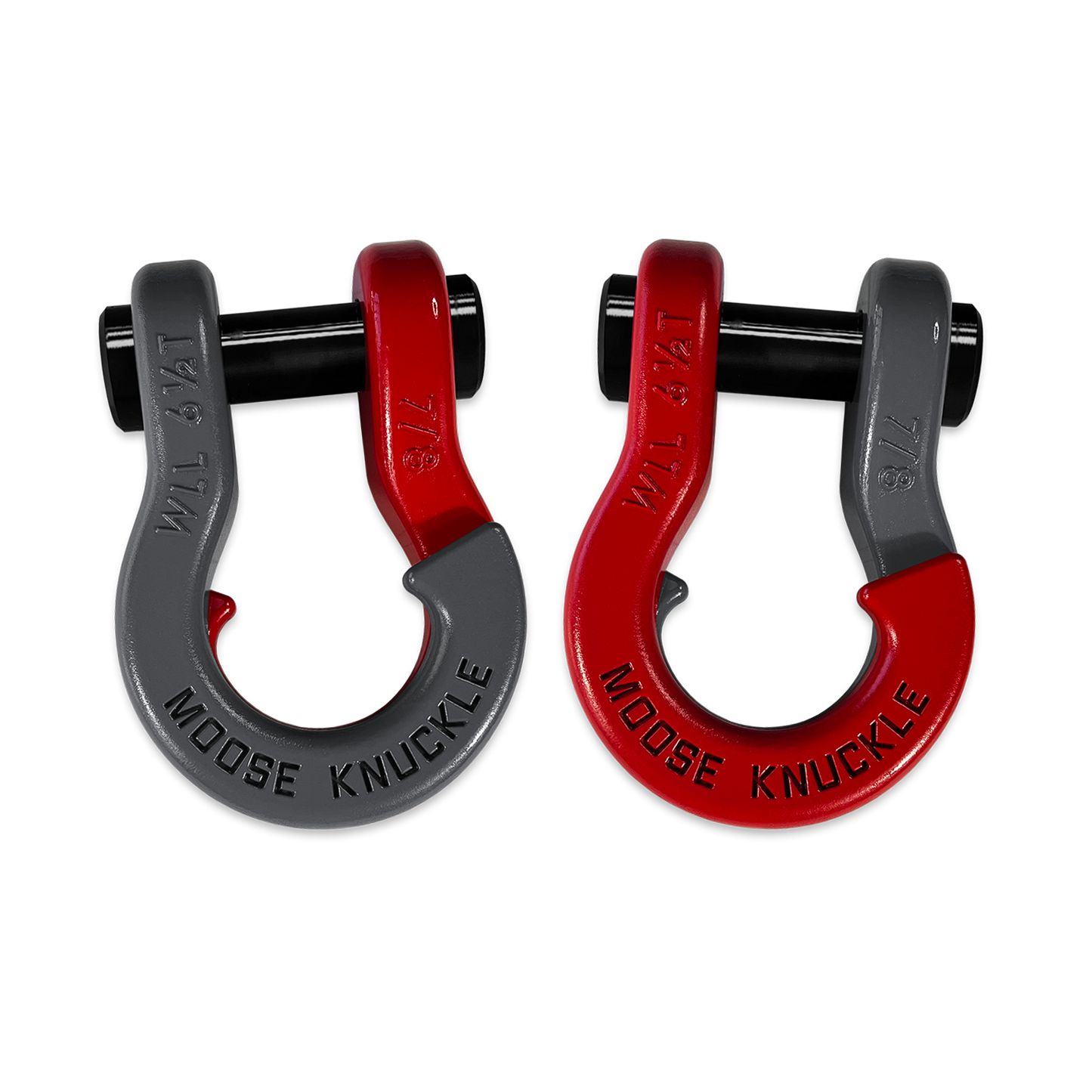 Jowl Recovery Split Shackle 7/8 Gun Gray Moose Knuckle Offroad