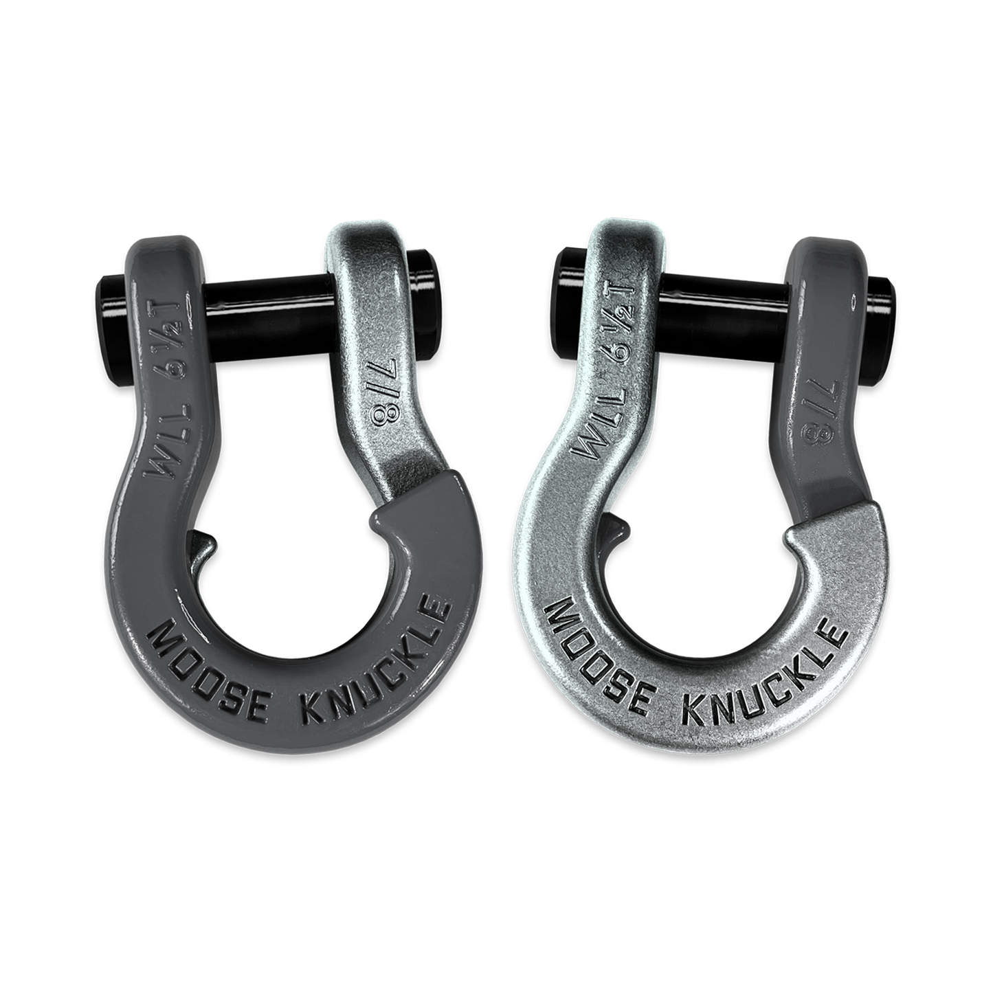 Jowl Recovery Split Shackle 7/8 Gun Gray Moose Knuckle Offroad