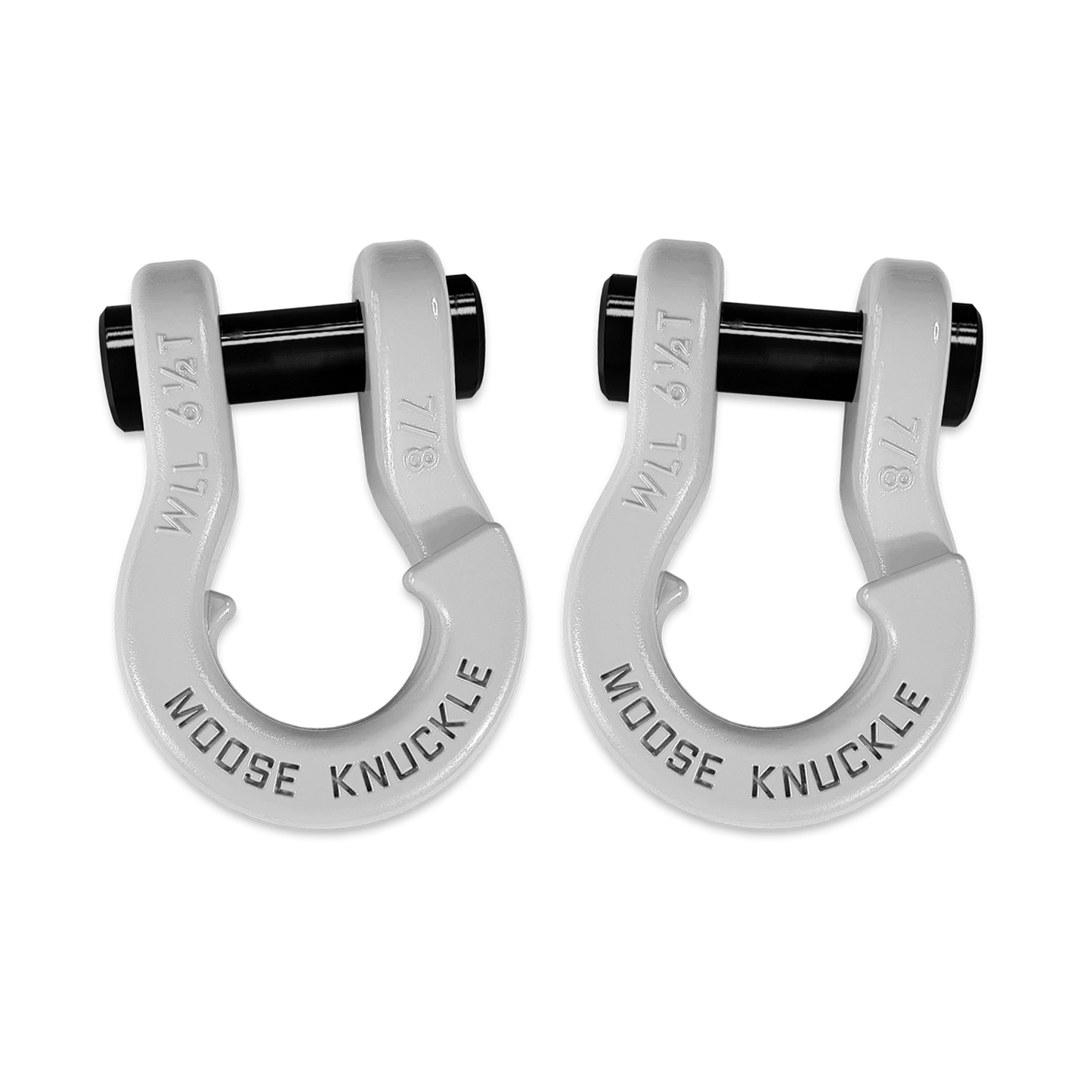 Jowl Recovery Split Shackle 7/8 Pure White Moose Knuckle Offroad