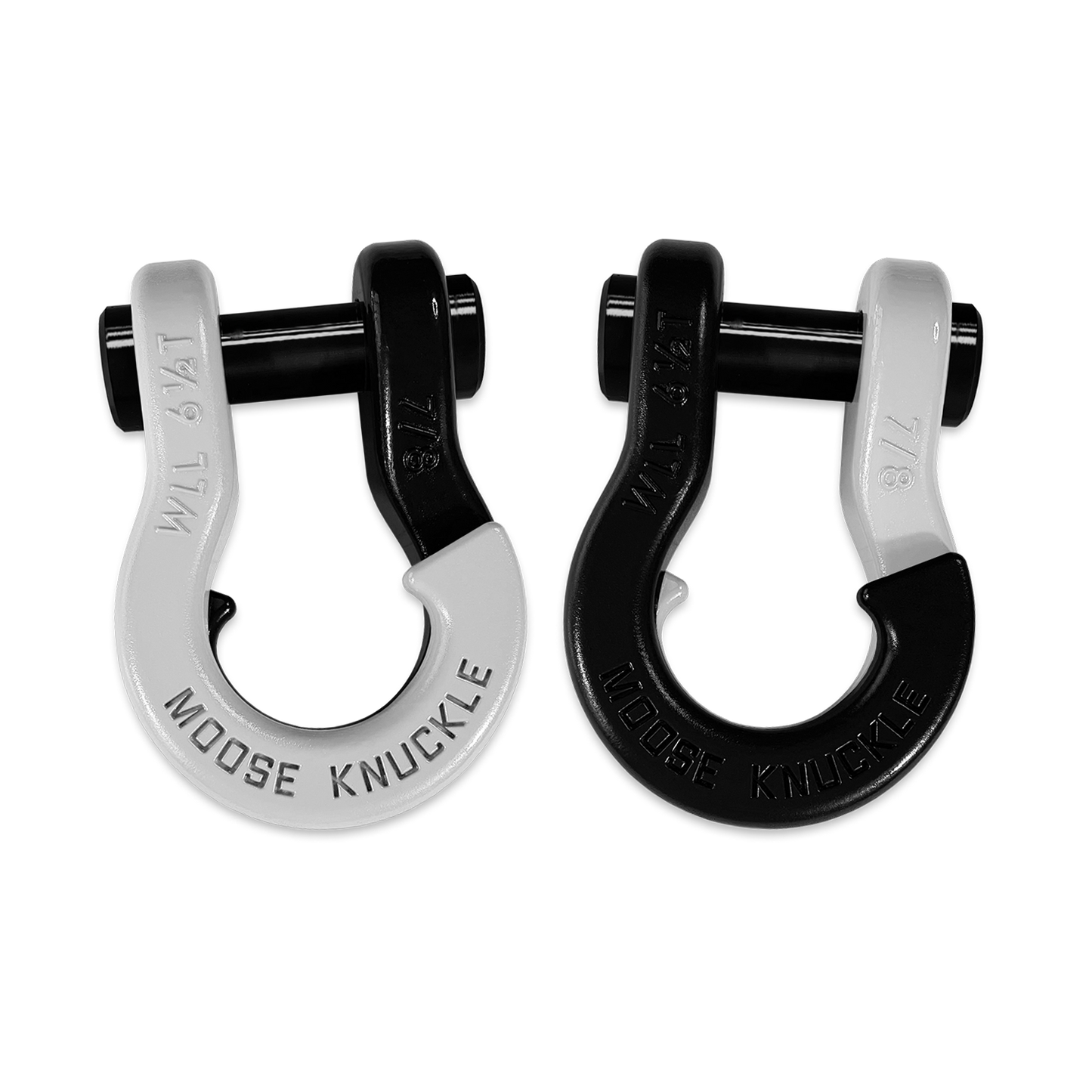 Jowl Recovery Split Shackle 7/8 Pure White Moose Knuckle Offroad